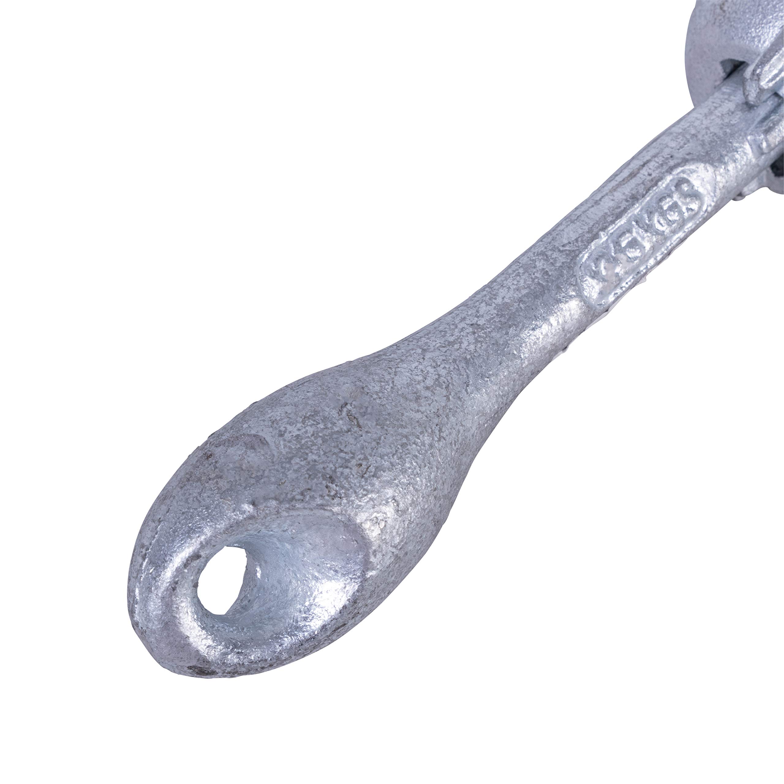 Ancla galvanizada de hierro fundido, plegable