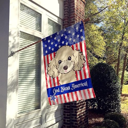 Vista 317 de Caroline's Treasures BB2171GF American Flag and Border Collie Garden Flag Mailbox Flag Decorative Yard Flag Banner Outside Patio Artwork Yard Flower