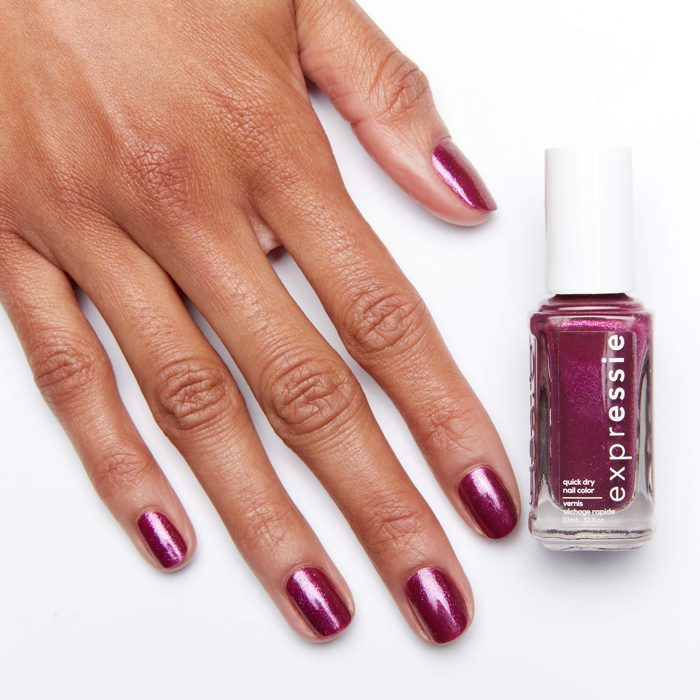 essie Nail Polish, Magenta Pink, 0.33 Ounce | Quick-Dry | Vegan | Expressie | Pack of 2: 0.33 Fl Oz (Pack of 2) Pink