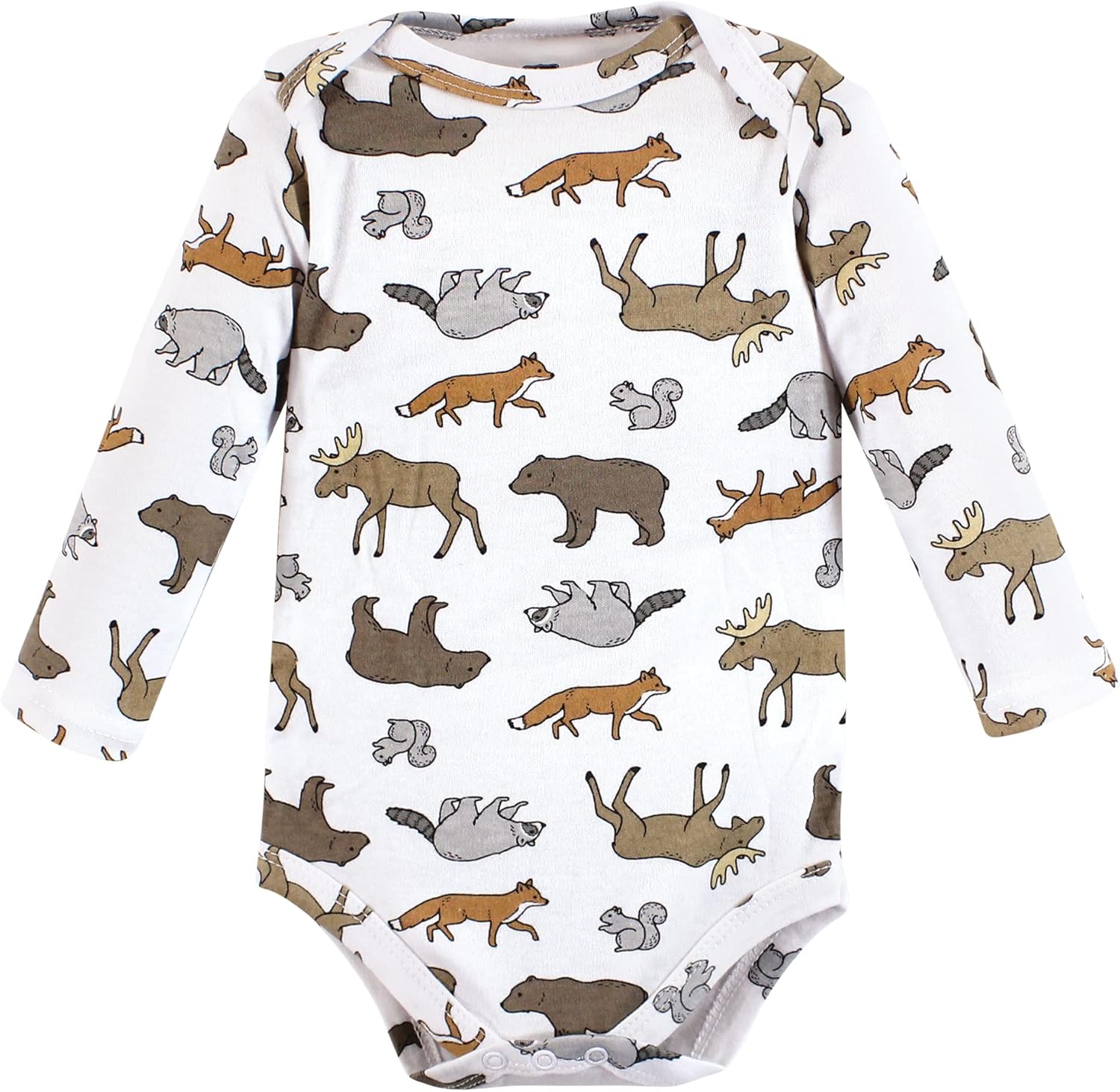 Hudson Baby baby-boys Cotton Long-sleeve Bodysuits 3-pack - Image 5