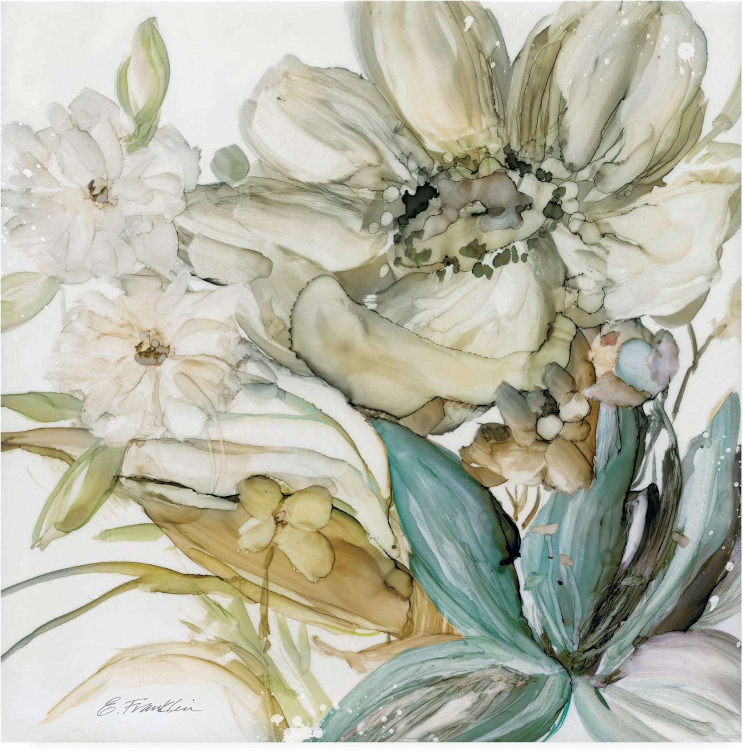 Trademark Fine Art Sea Glass Garden II by Elizabeth Franklin, 24x24