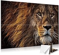 Vista 11 de JBER Paquete de 6 paneles acústicos artísticos, paneles de pared insonorizados de 72 x 48 pulgadas, paneles de pared autoadhesivos grandes, paneles