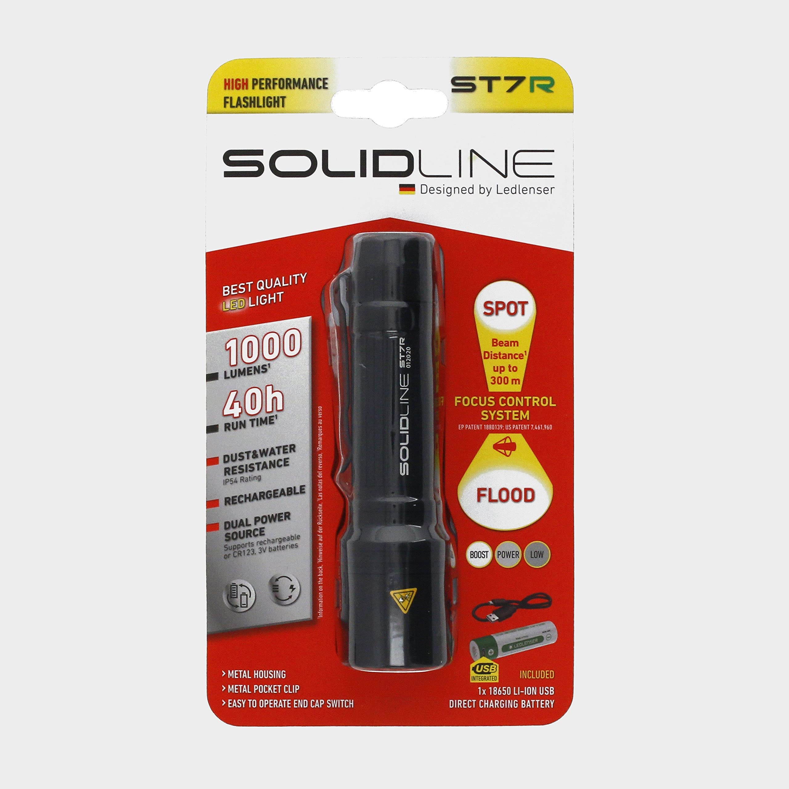 Ledlencer Solidline ST7R_Black_Blister 502214