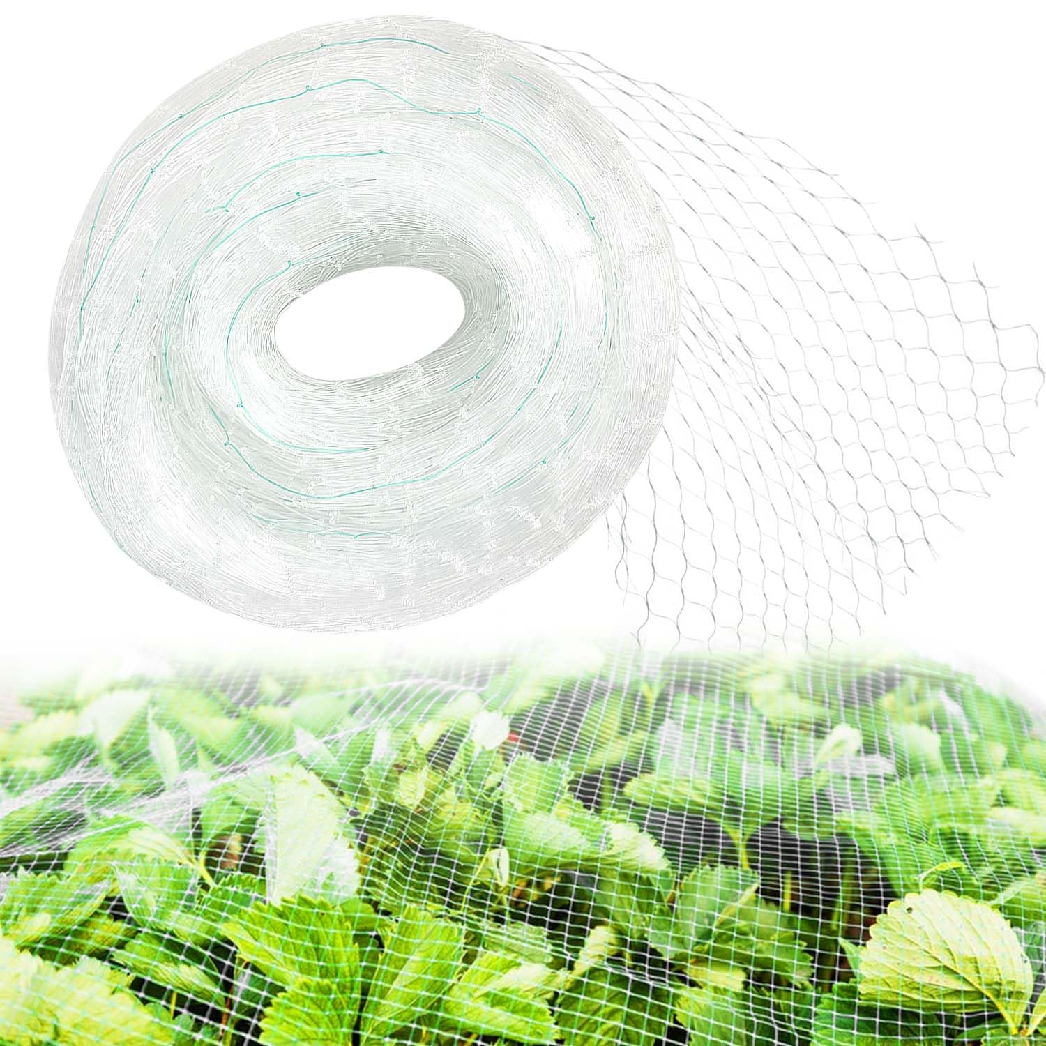 Rete Anti-uccelli Per Pollaio - Rete Da Giardino Con Maglie Da 5 Cm Per Mirtilli Alberi Da Frutto E Verdure Tiene Fuori Uccelli Cervi E Scoiattoli 75 X 15 M 87556952