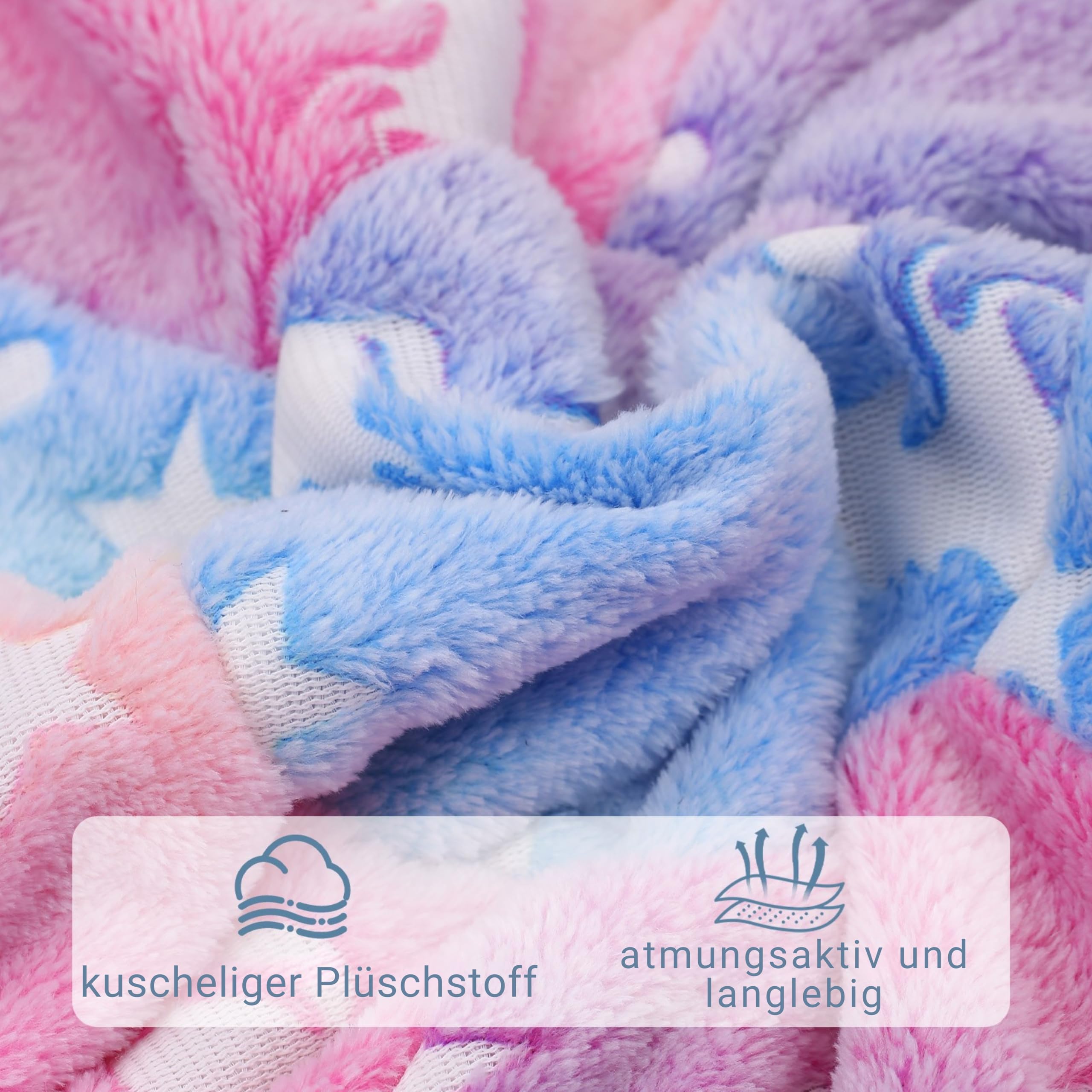 MeMoreCool Sitzsack für Kinder von 8-12 Jahren – Kinder Sitzsack Sofa mit Füllung, Bohnensack für Mädchen und Jungen, gemütlicher Bodenstuhl für Spielzimmer & Kinderzimmer, Regenbogen-Muster