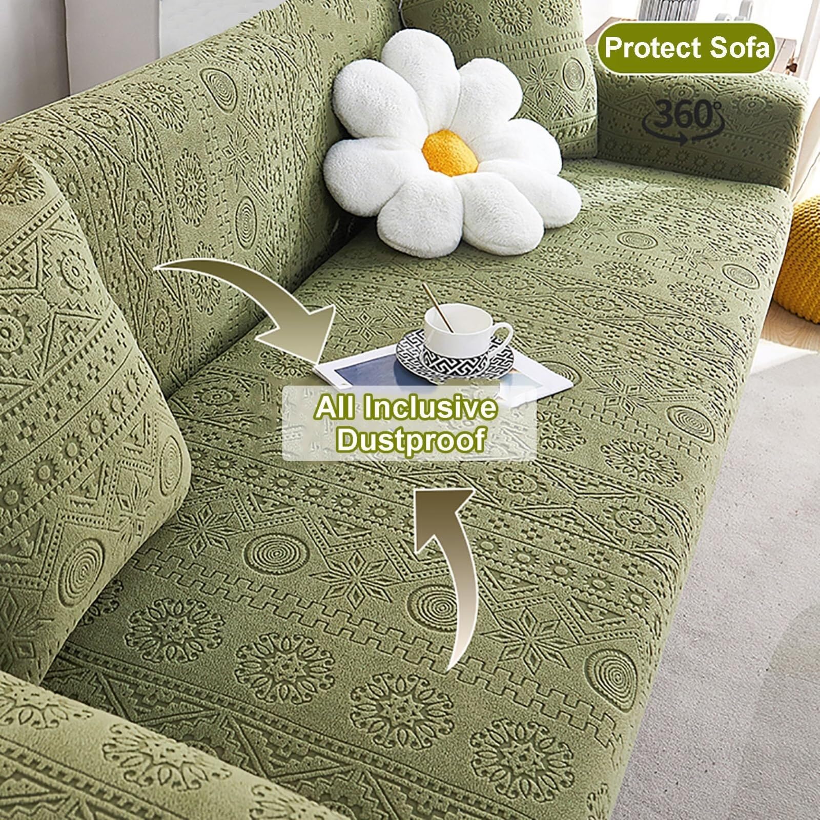 Copridivano universale antiscivolo, elasticizzato, morbido, protezione futon, per divano a 1/2/3/4 cuscini, grigio fumo (90-140 cm), copertura per un facile rinnovamento della casa