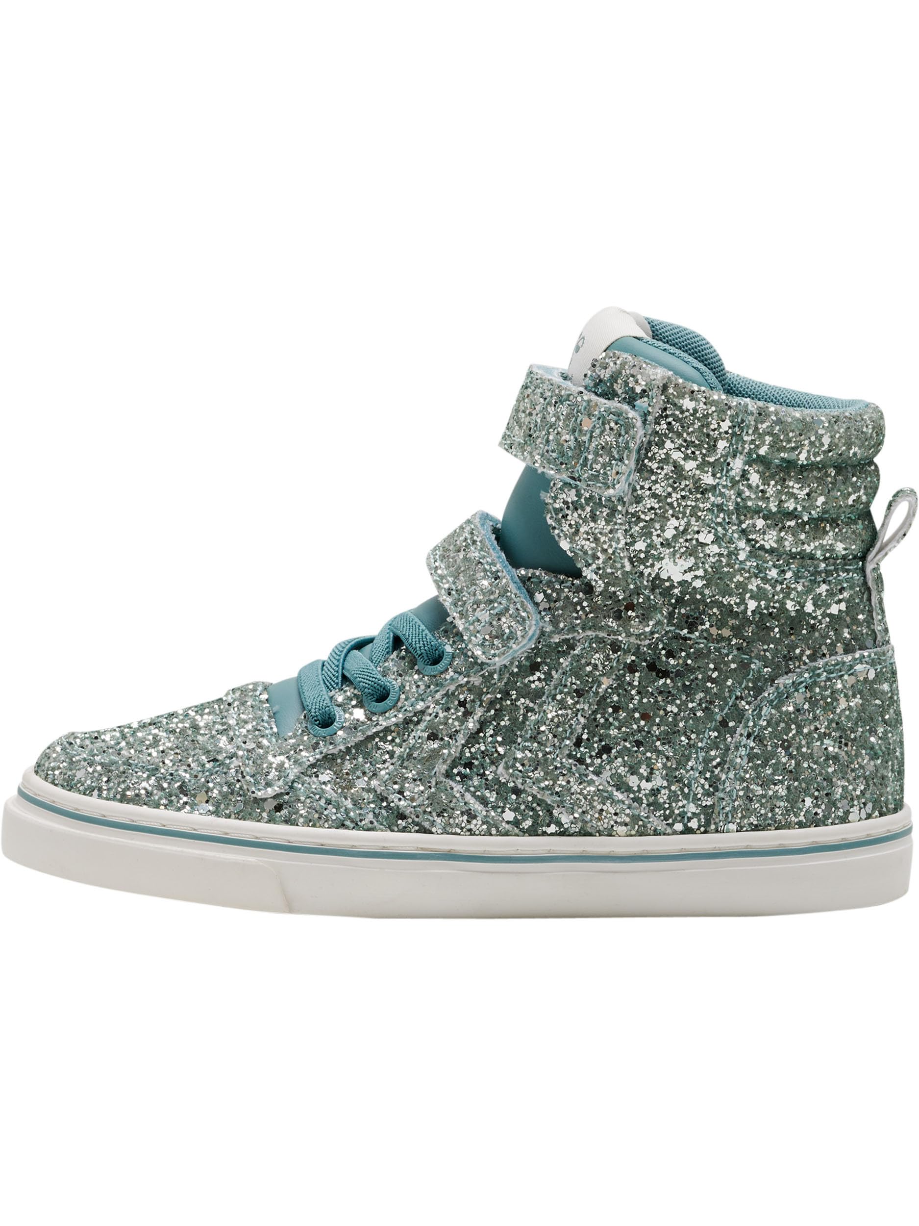 hummel Slimmer Stadil Glitter JR Trainers, Mineral Blue, 35 EU