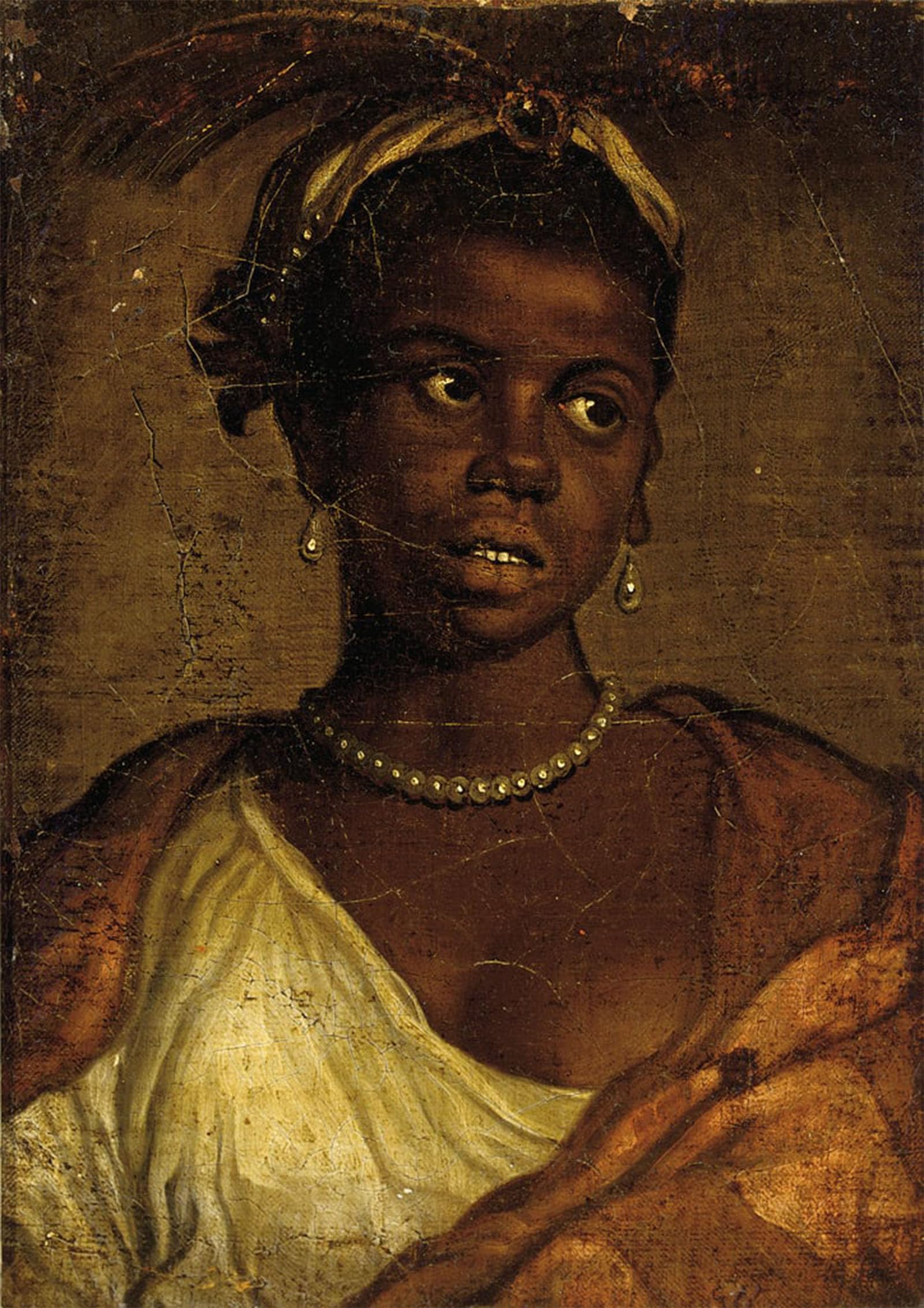 SERENDIPITP Aesthetic Poster Photo Wall Print Retro Picture Portrait of a Moorish Woman Bust-length by Veronese Modern Wall Artwork for Home Decor 60x90cm