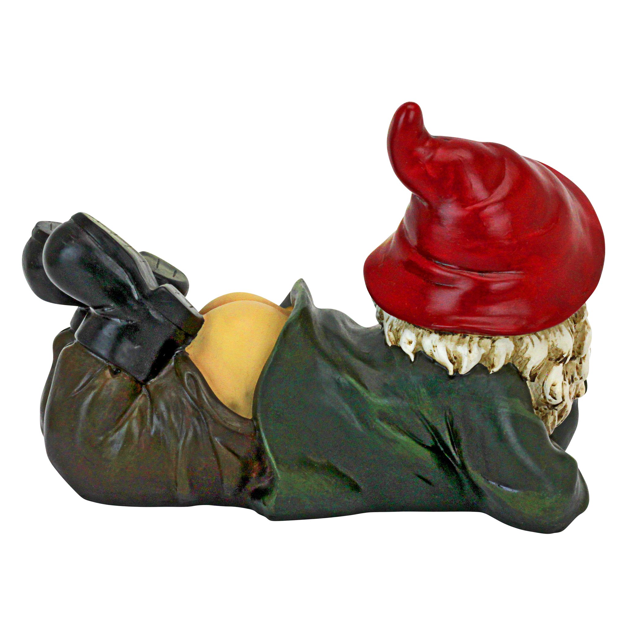 Design Toscano Birichino Statua Gnomo da Giardino, Multicolore