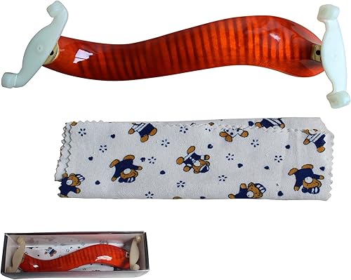 YMC Soporte de hombro de arce para violín 3/4-4/4, Soporte de lujo de hombro de madera de arce para violín Tamaño 3/4, 4/4