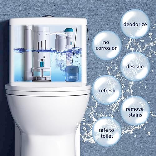 Miniatura 4 de Limpiador de taza de inodoro, Limpiadores automáticos de taza de inodoro de larga duración y sin olor, Limpiador para baño que previene la
