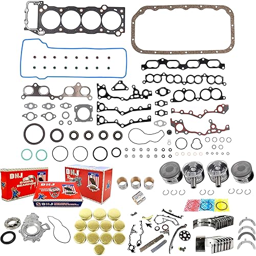 DNJ EK939M Master Engine Rebuild Kit for 1994-2004 Toyota 4Runner T100 Tacoma 2.7L L4 16V DOHC 2694cc