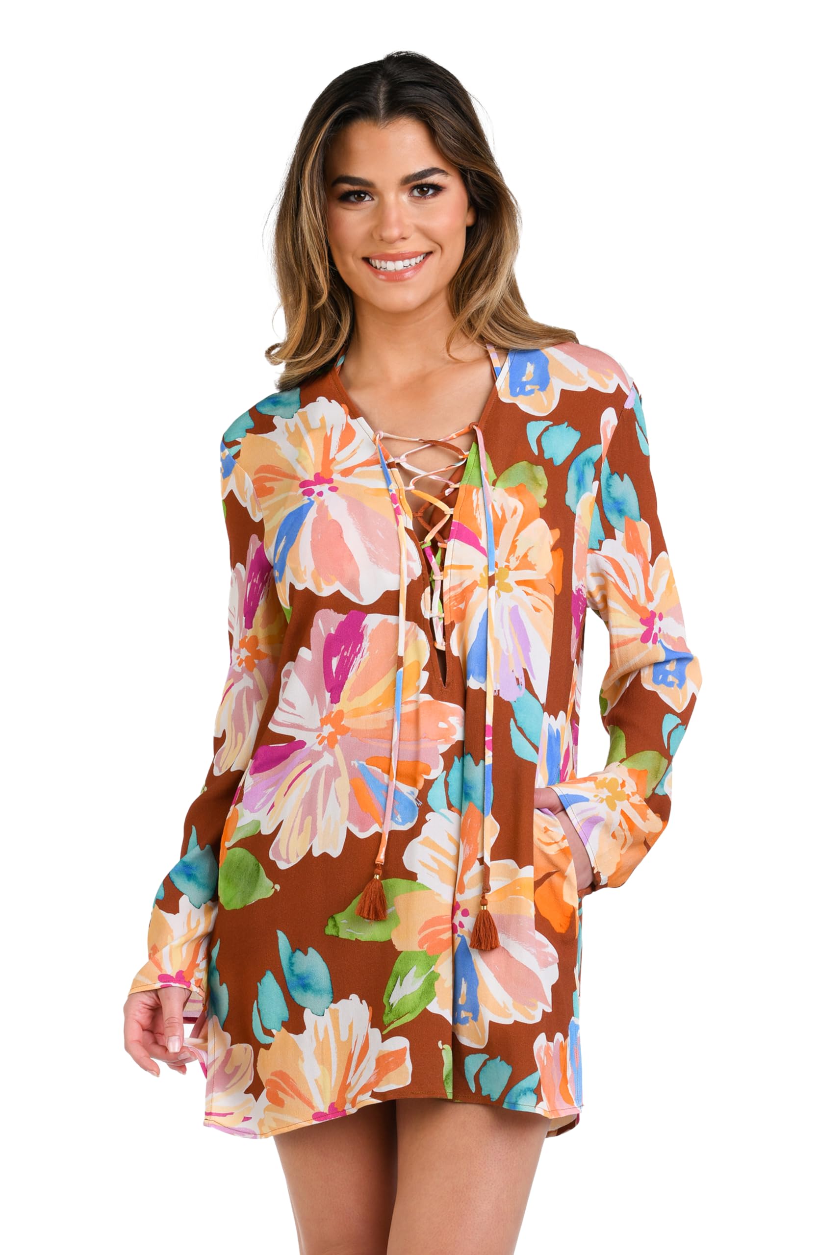 La BlancaWomen's Tunic Swimsuit Cover Up