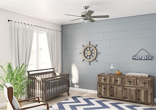 Miniatura 2 de Casablanca Fan Company 51751 Panama - Ventilador de techo, 54, níquel cepillado