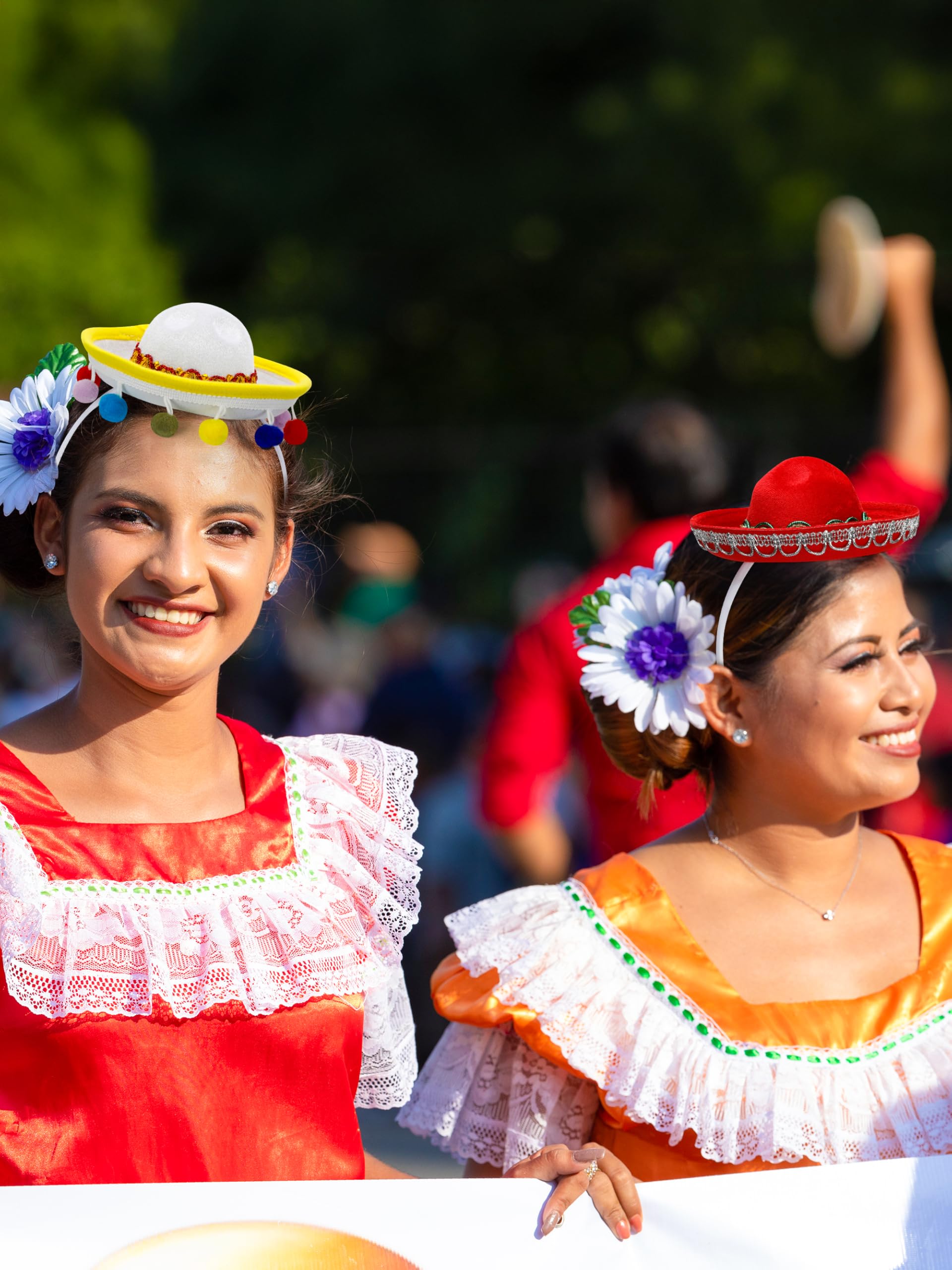 Sombrero Partyhüte Klassische Cinco De Mayo Sombrero Stirnbänder Mini Mexikanischer Partyhut mit Stirnband