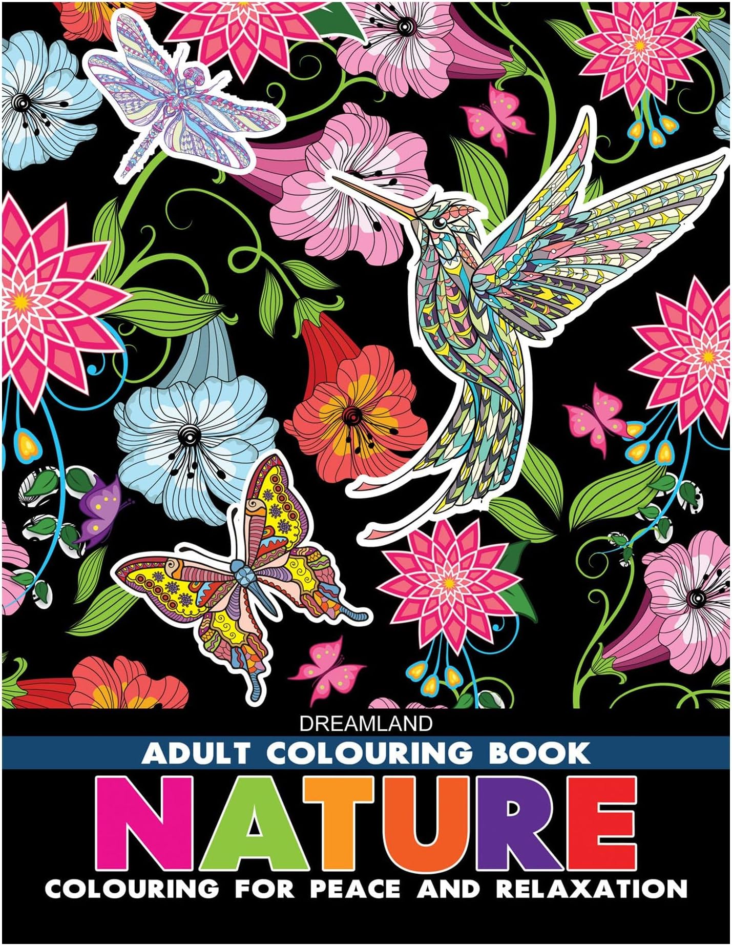 Nature - Adult Colouring Book for Peace & Relaxation