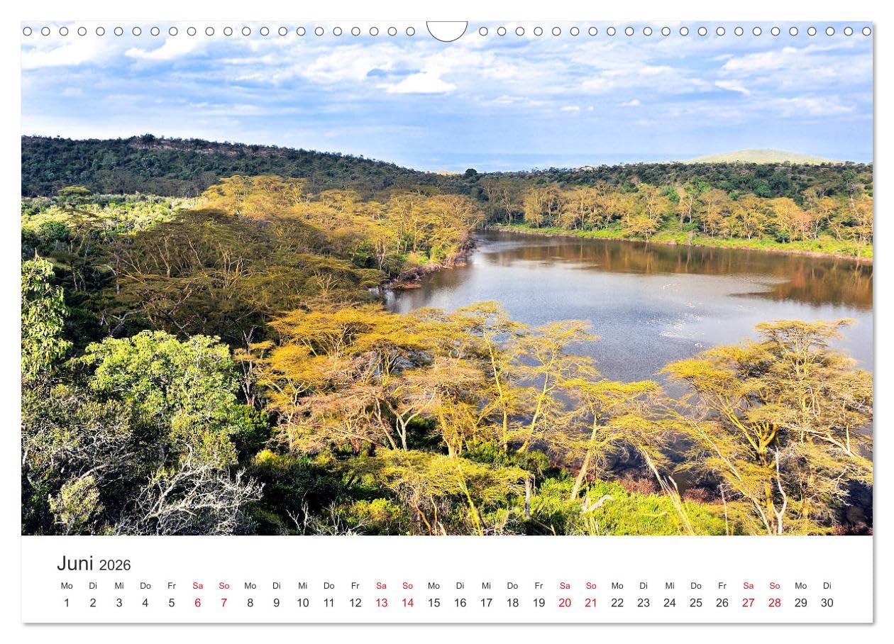 Kenia - Ein Land wie Afrika (Wandkalender 2026 DIN A3 quer), CALVENDO Monatskalender: Kenia, das Land in seinen Facetten (CALVENDO Orte)