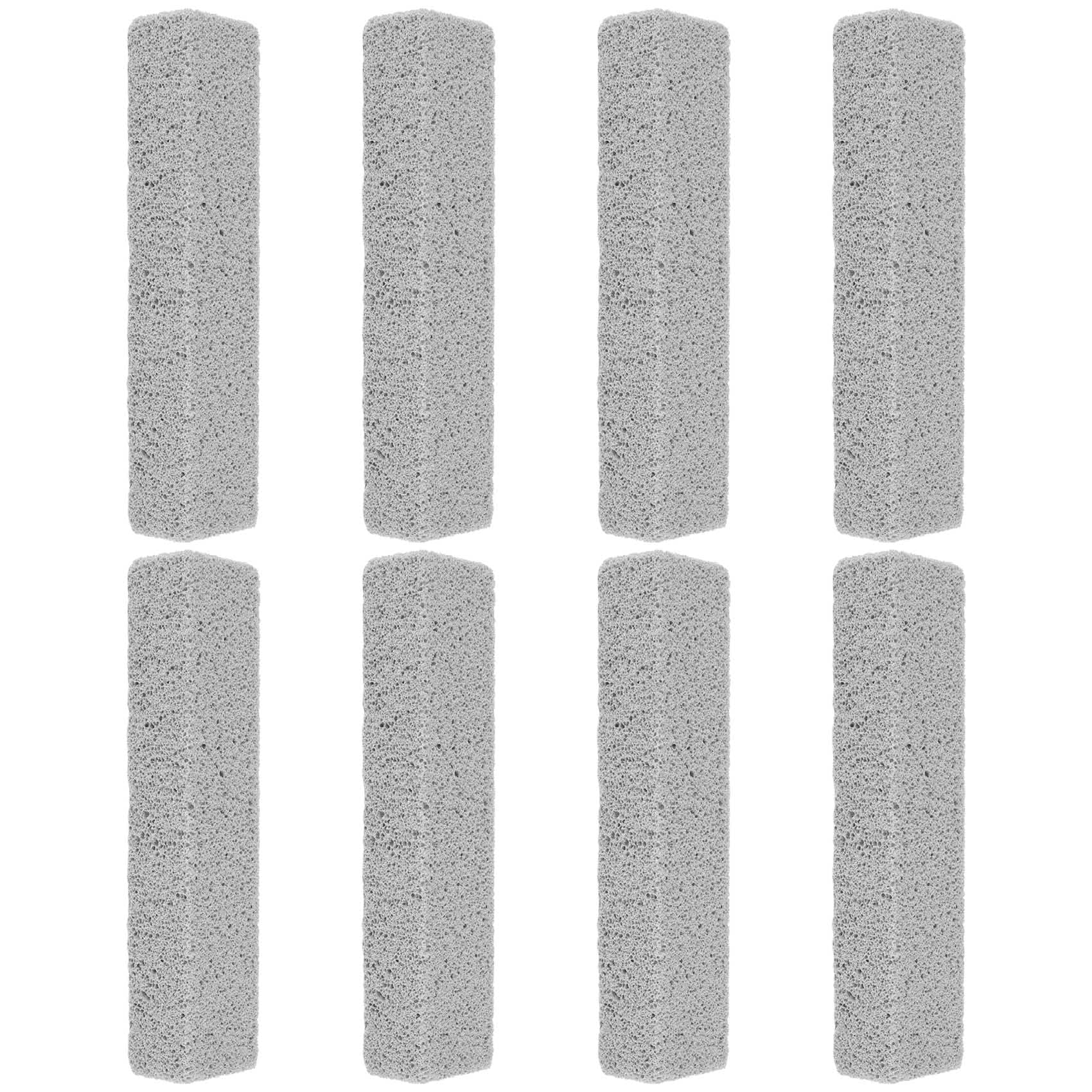 Kqcibz 8 Pieces Pumice Stones for Cleaning Pumice Scouring Pad Grey Pumice Stick Cleaner for Removing Toilet Bowl Ring Bath Household Kitchen Pool