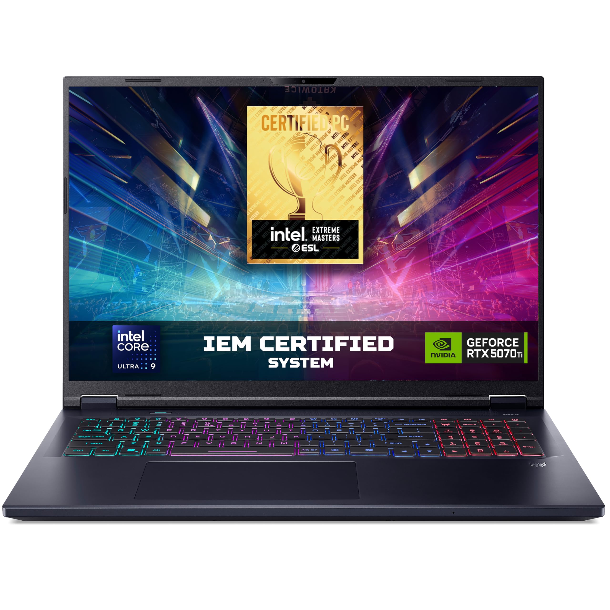 Acer Predator Helios Neo 18 AI PHN18-72 Gaming Laptop - Intel Core Ultra 9 275HX, 16GB, 1TB Gen4 SSD, NVIDIA GeForce RTX 5070Ti, 18" WQXGA 240Hz, Windows 11, Black