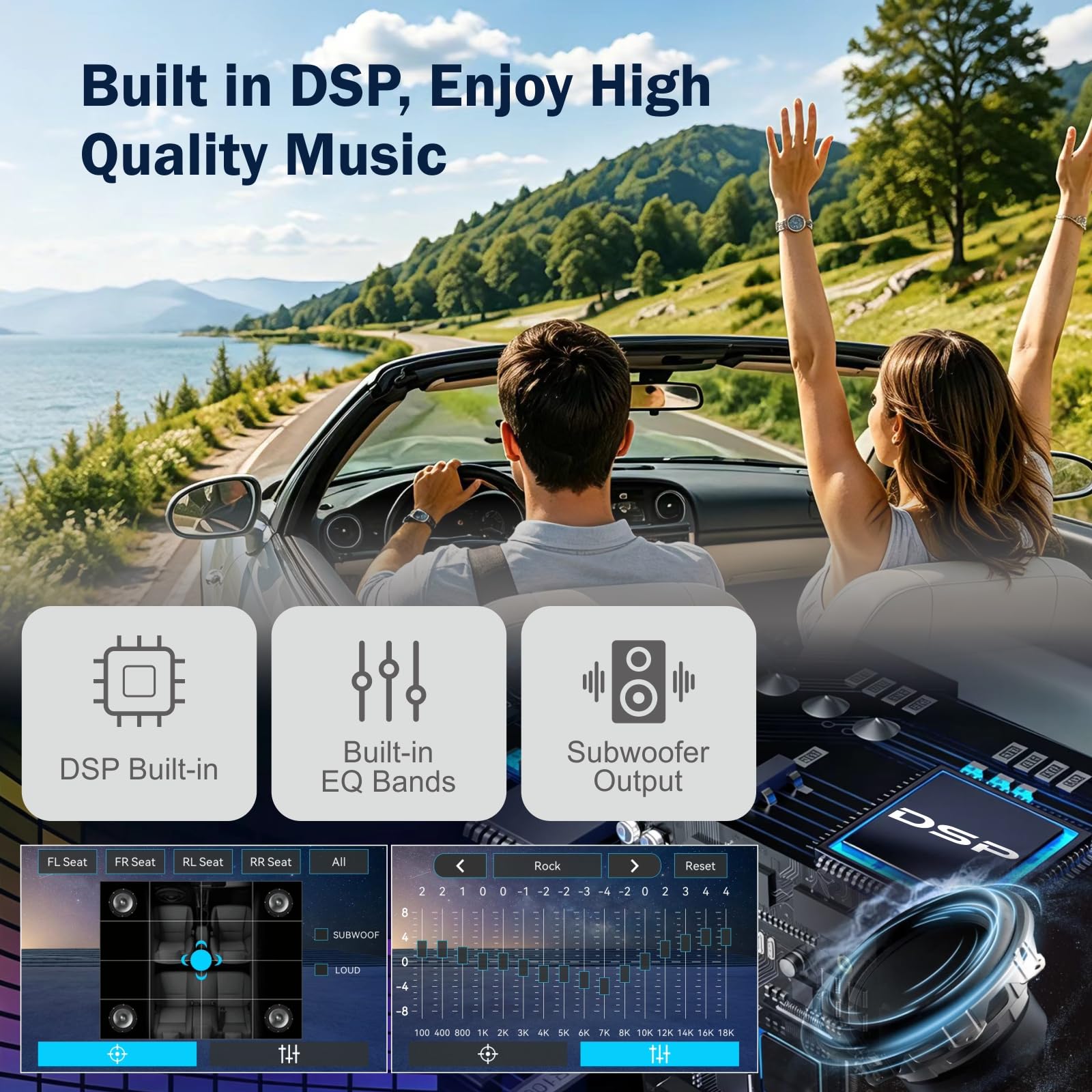 VW Autoradio Carplay mit 7" Bildschirm für VW Golf 5 6 Polo 6r T5