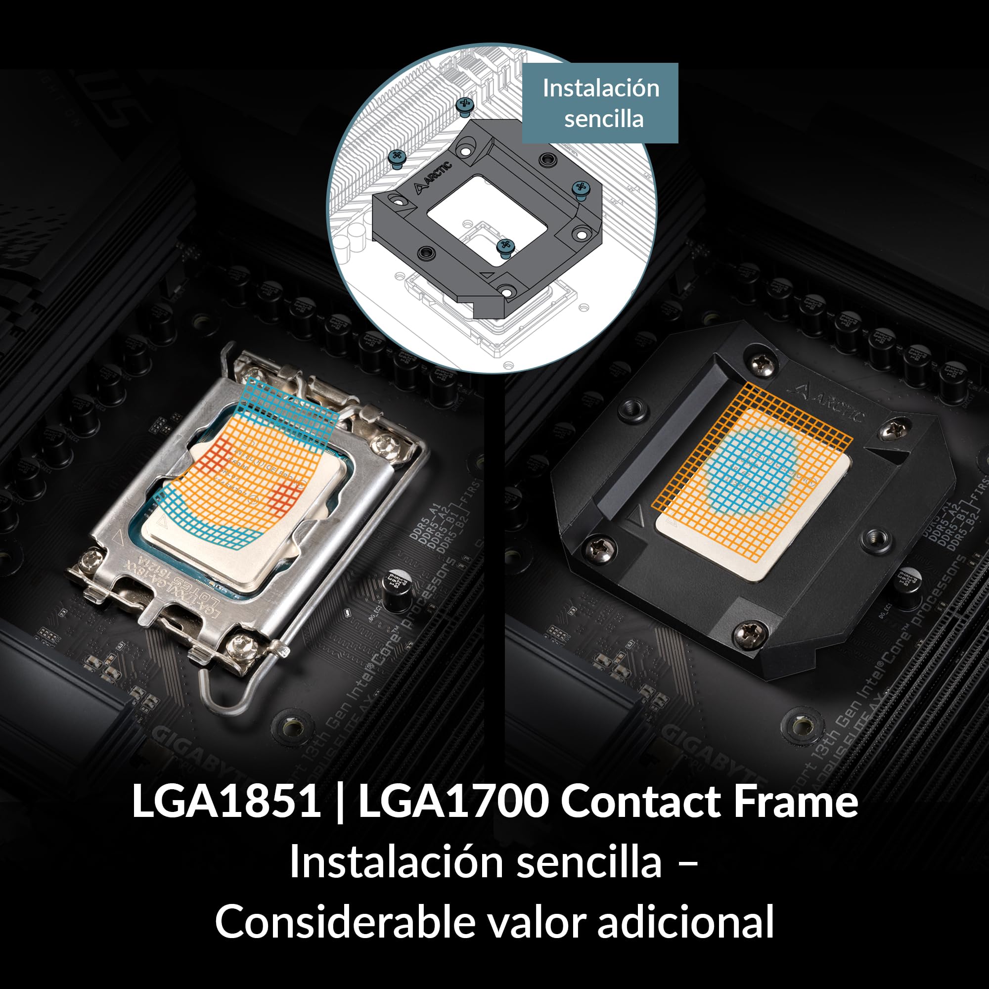ARCTIC Liquid Freezer III 280 A-RGB (blanco) - Refrigeracion Liquida PC | AIO para CPU, Intel y AMD, Bomba eficiente controlada por PWM, Ventilador: 200–1900 rpm, LGA1851 y LGA1700 Contact Frame