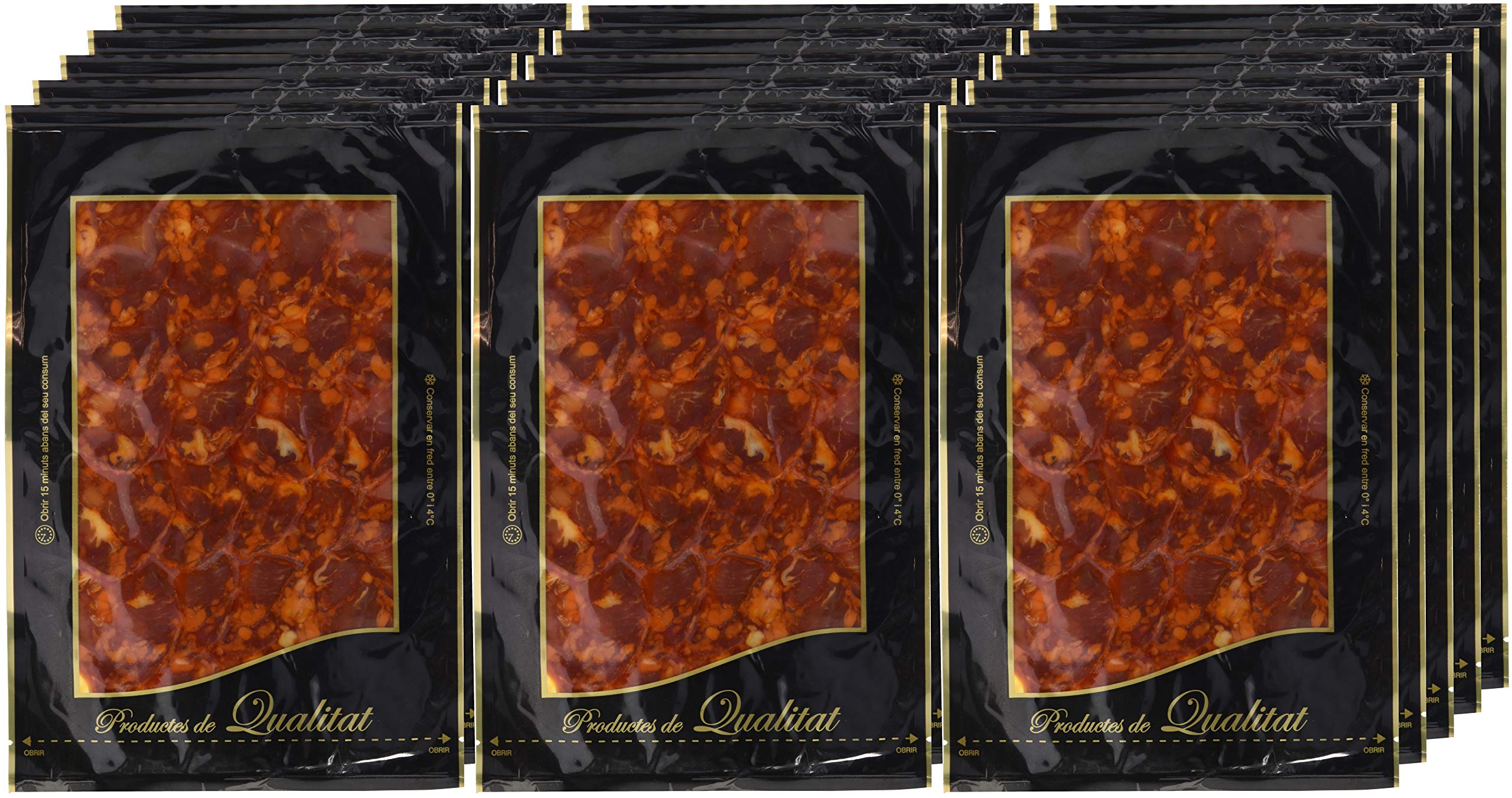Loncheado de Chorizo iberico de bellota D.O.P (15 SOBRES)