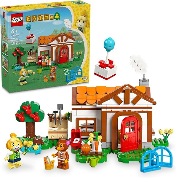 レゴ(LEGO) どうぶつの森 しずえさん、おうちにようこそ おもちゃ 玩具 誕生日 プレゼント ブロック 知育 女の子 男の子 子供 6歳 7歳 8歳 9歳 ゲーム ごっこ遊び おままごと 77049 - 1