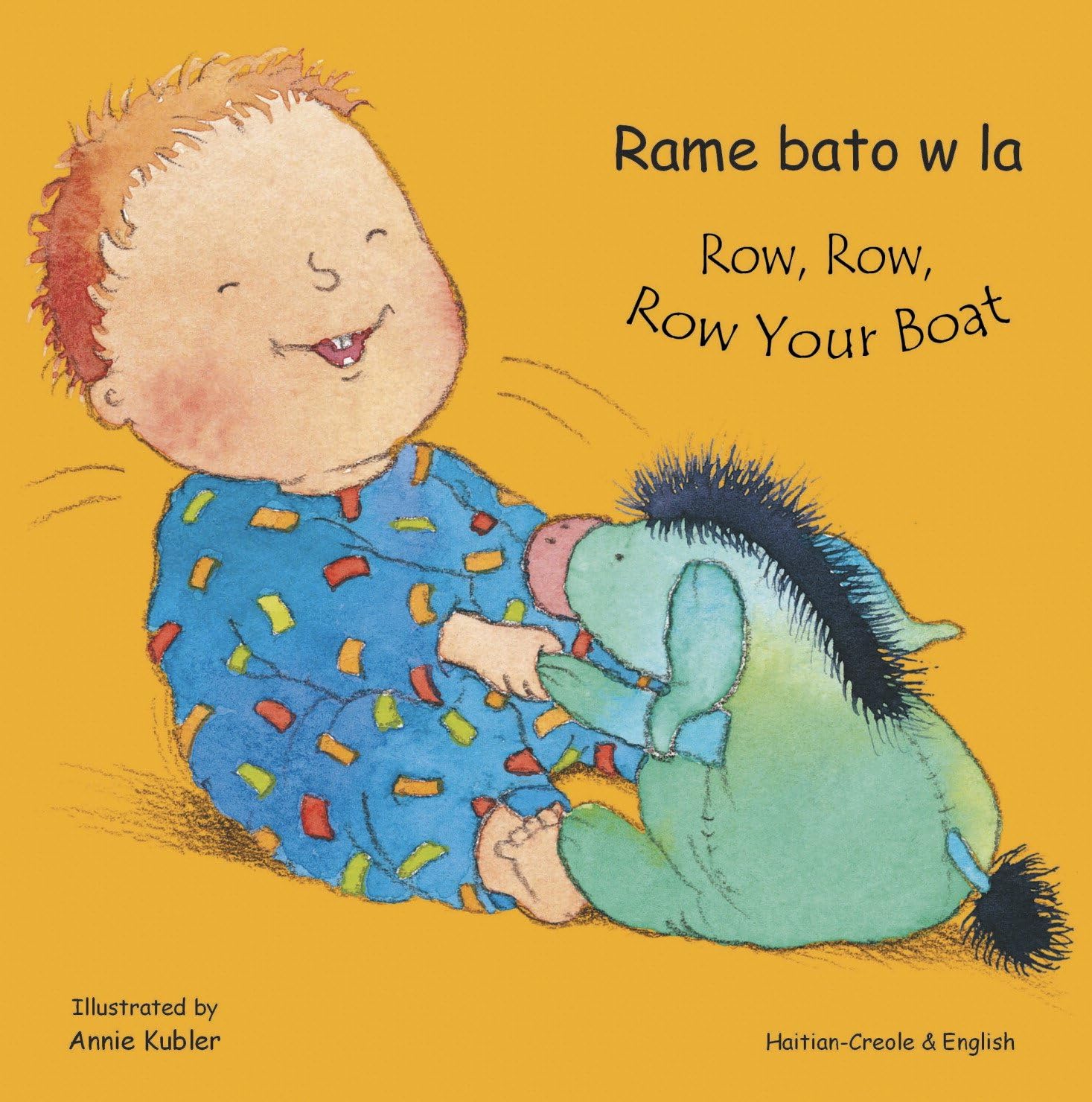 Mantra Lingua ROWHAI Row Your Boat in Haitian Creole and English, 0.25" Height, 8.1" Width, 11.6" Length