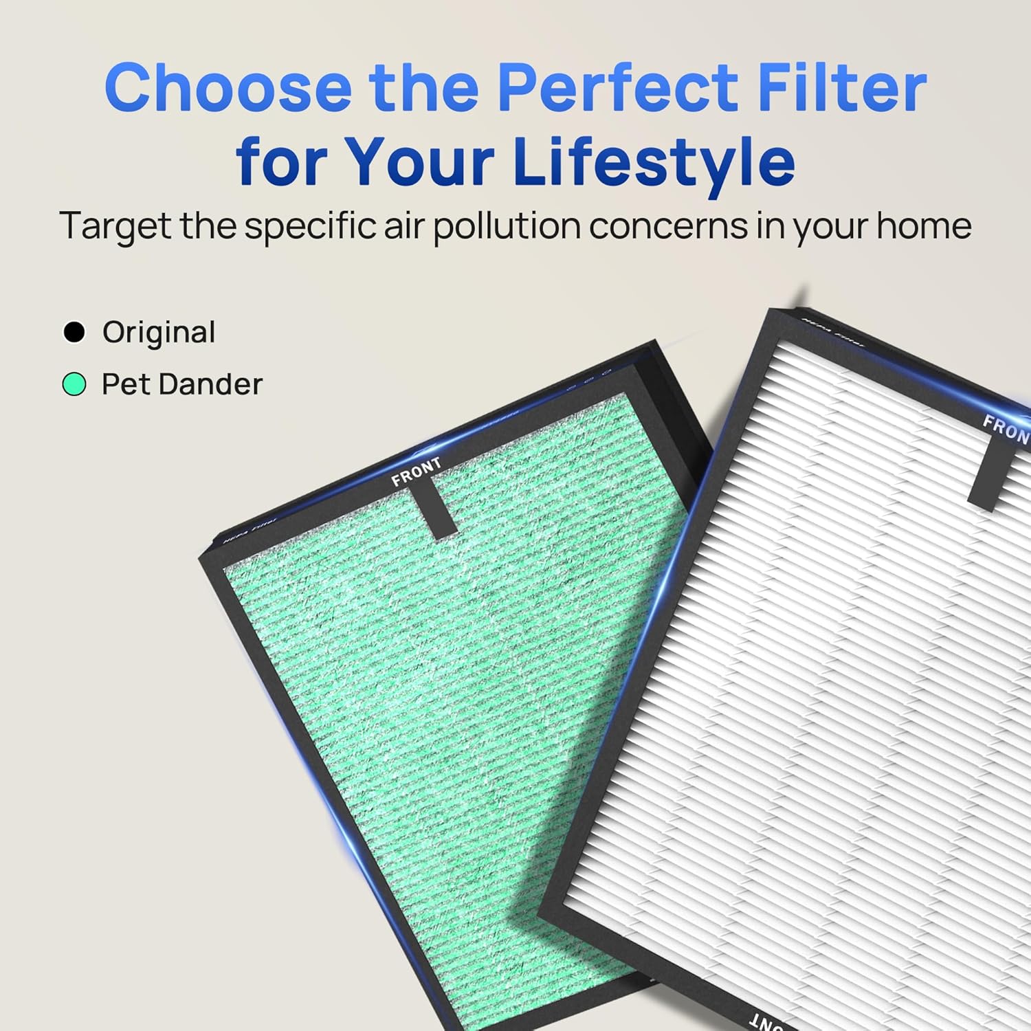 HY4866 Replacement Filter for MORENTO HY4866, WESTHEY HY4866, YIOU M1 Air Purifier, 3-in-1 True HEPA Filter with Activated Carbon for Smoke and Odor, Original Version, 4 Pack - Image 7