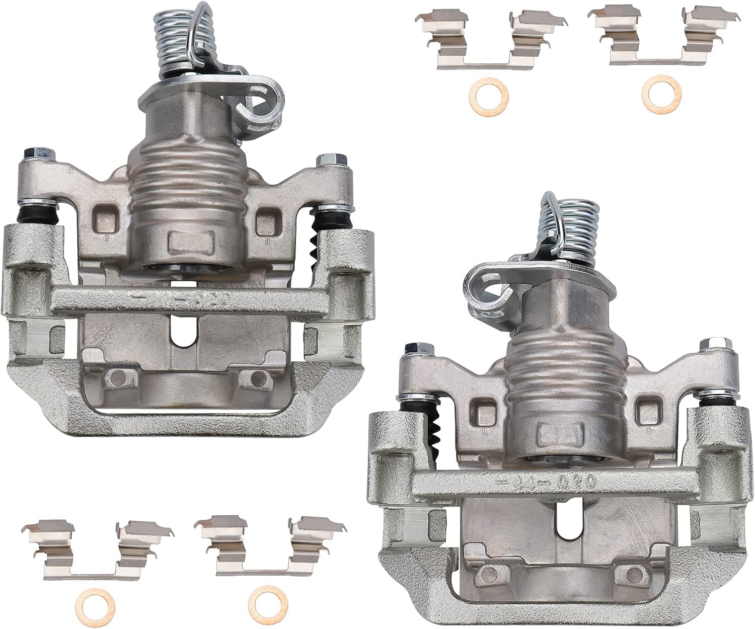 DRIVESTAR 18B5010 18B5011 Rear Brake Caliper, 2011-2013 for Chevy Impala, 2005-2009 for Buick Allure FE4/ for LaCrosse FE4, 2014-2015 for Impala Limited, 2004-2008 for Pontiac Grand Prix FE3/ FE4
