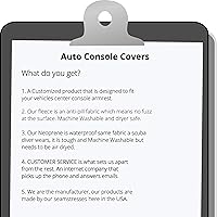 Vista 3 de Auto Console Covers - Se adapta a la cubierta del reposabrazos de la consola central Nissan Pathfinder 2013-2021 de tela de neopreno impermeable