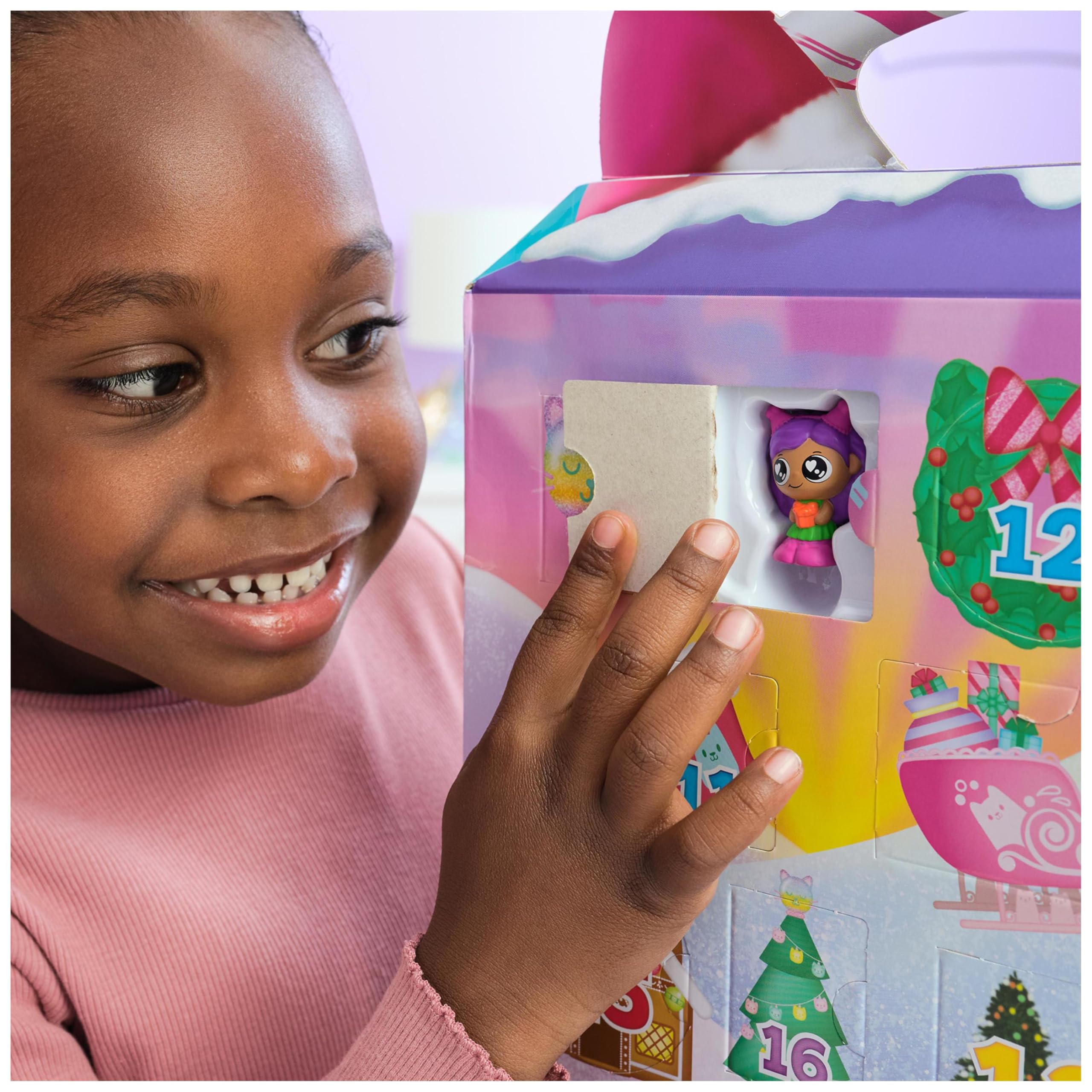 LA CASA DE MUÑECAS DE GABBY - CALENDARIO DE ADVIENTO 2024 GABBY'S DOLLHOUSE - FIGURAS, ACCESORIOS, JUGUETES SORPRESA - 6071068 - Juegos Infantiles - Muñecas Para Niñas - Juguetes Niños 3 años +