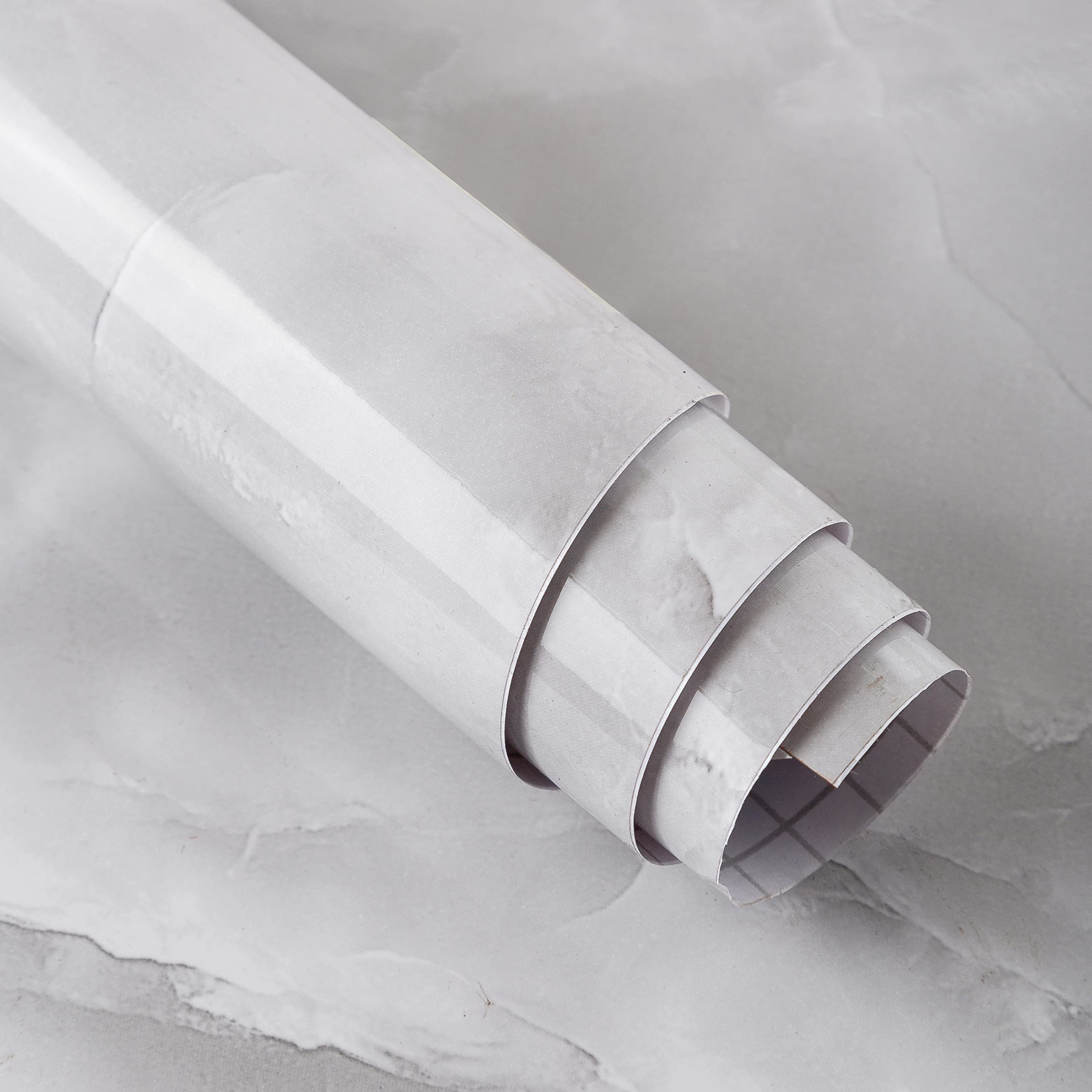 Boobest Large Size Thick Marble Contact Paper for Wall 31"x354" Gray Marble Wallpaper Peel and Stick Waterproof Granite Countertop Contact Paper Removable Self Adheisve Renter Friendly Vinyl Wallpaper