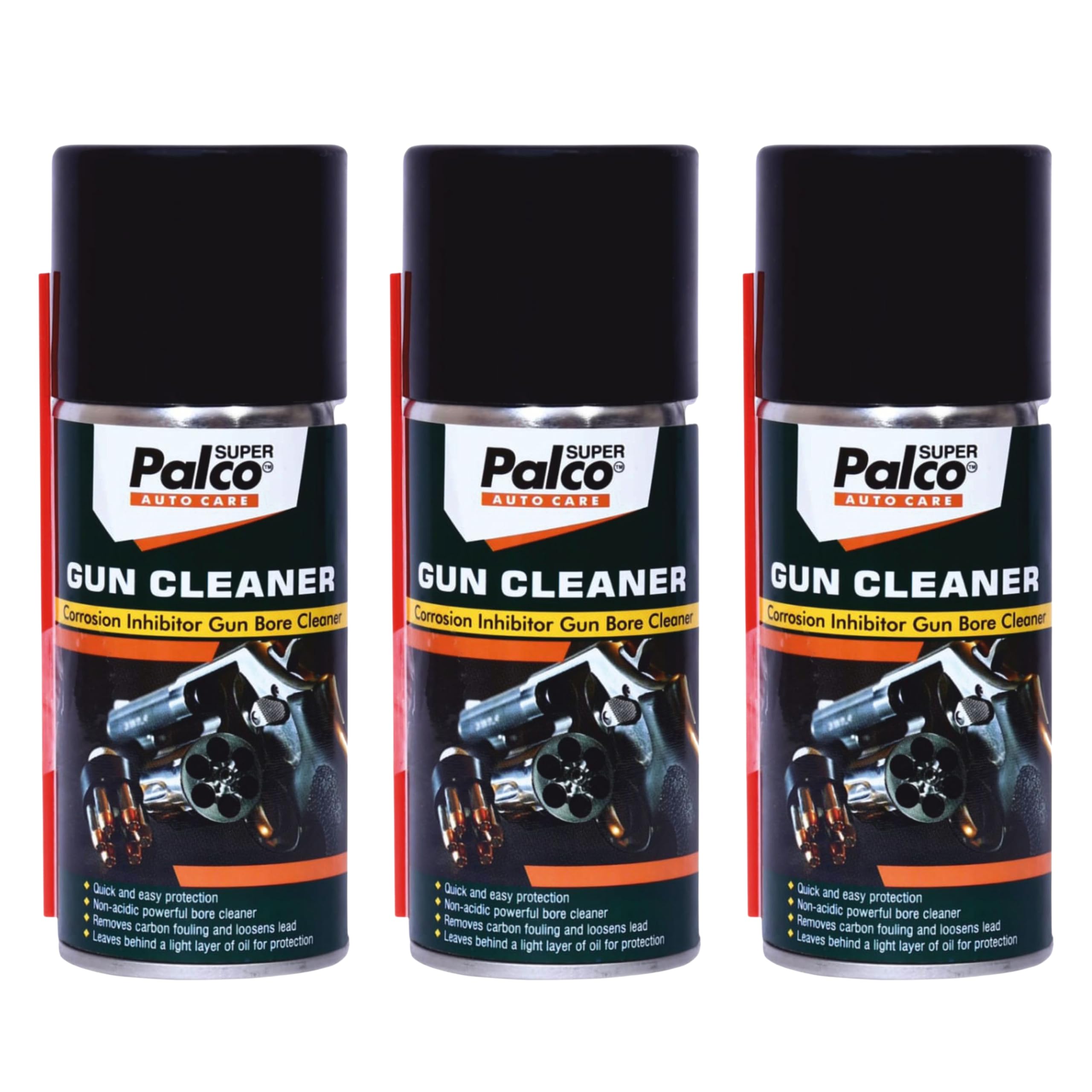 PALCO Gun Cleaner 150ml (Pack of 3) | Powerful Non-Acidic Bore Cleaner, Corrosion Inhibitor, Remove Carbon Fouling & Lead, Ensure Smooth Firearm Performance, Rust Protect Suitable for All Gun Types-image-49