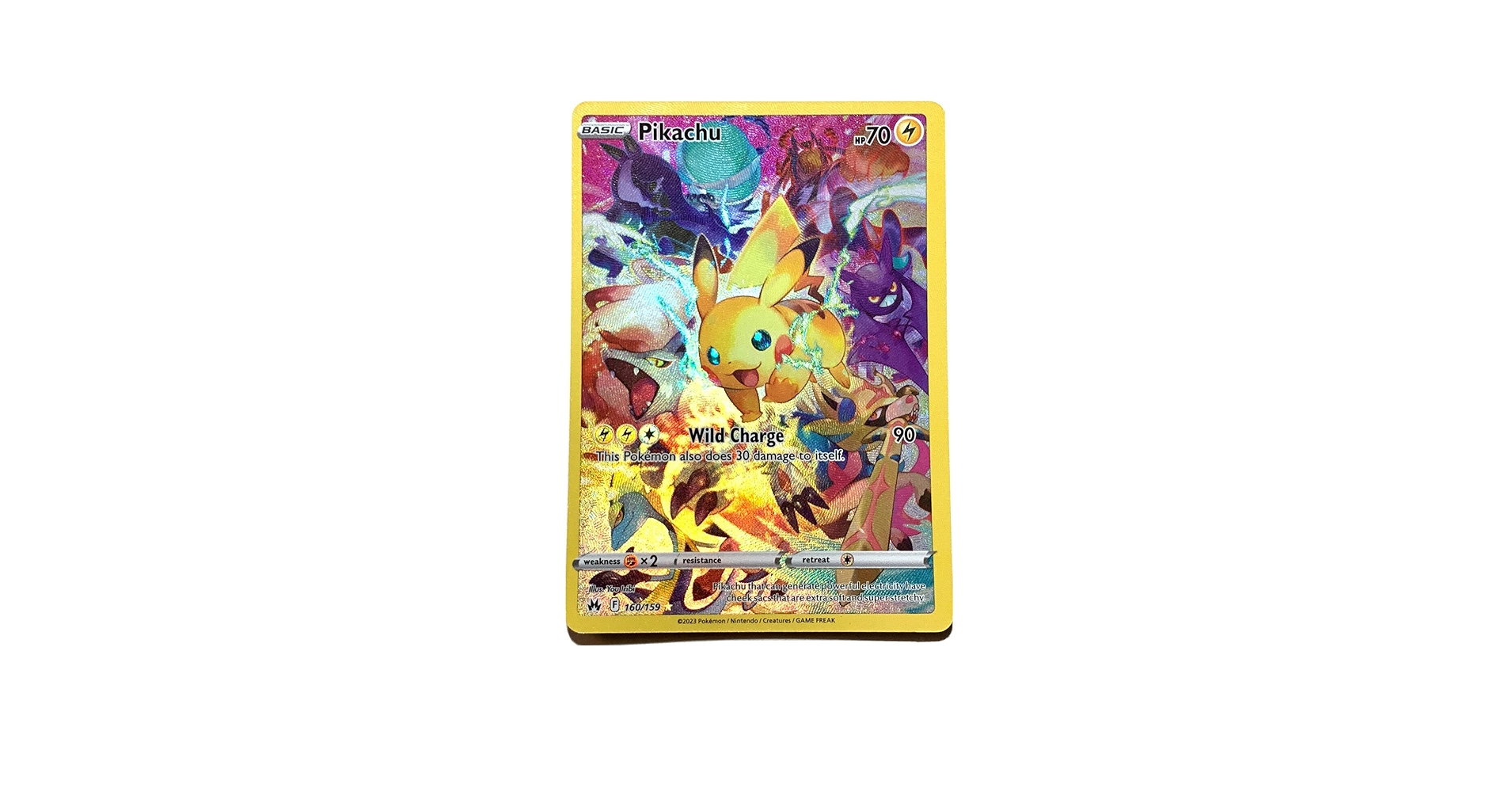 Amazon.com: Pokemon - Pikachu 160/159 - Crown Zenith