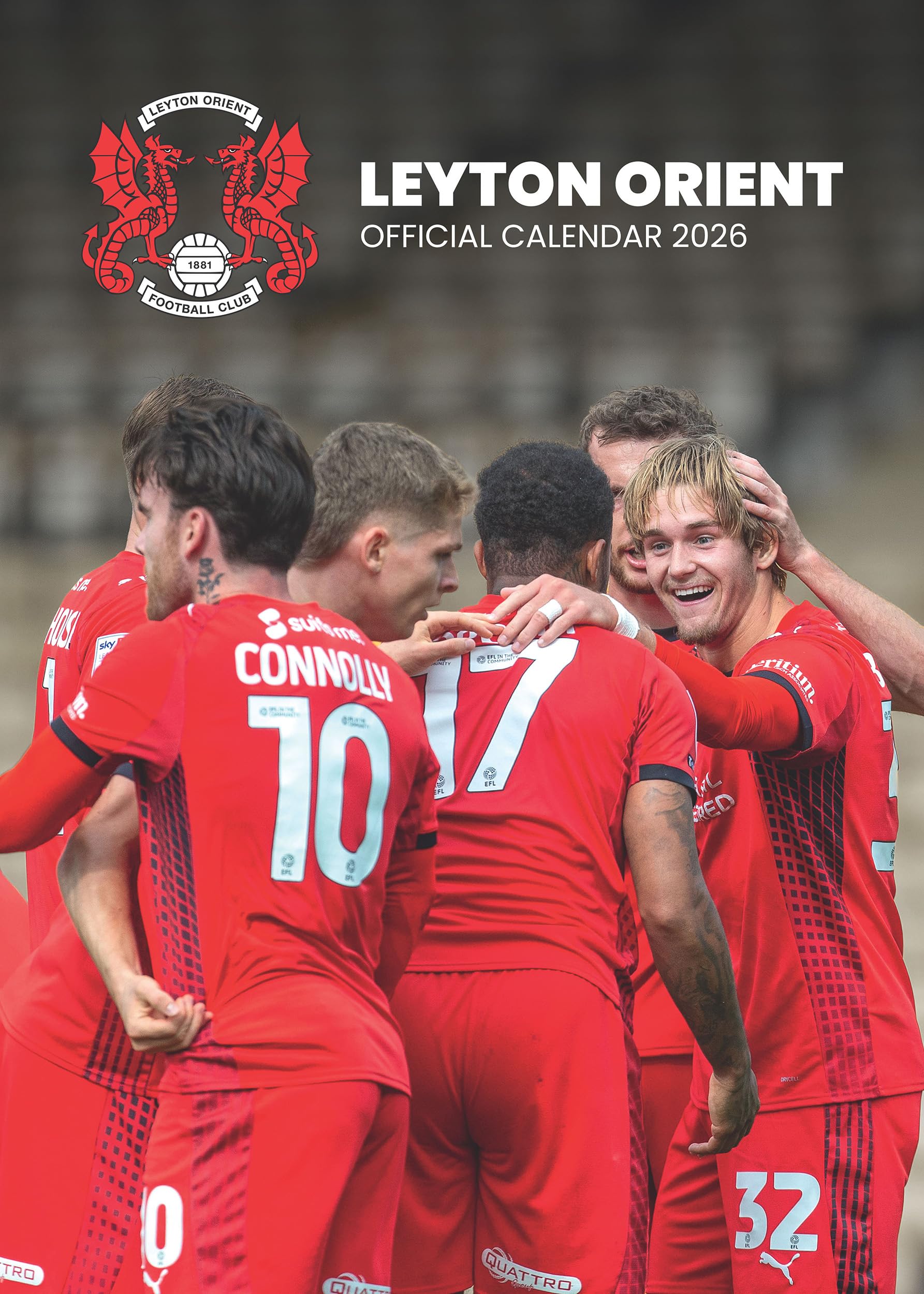 Leyton Orient FC Official 2026 A3 Football Wall Calendar