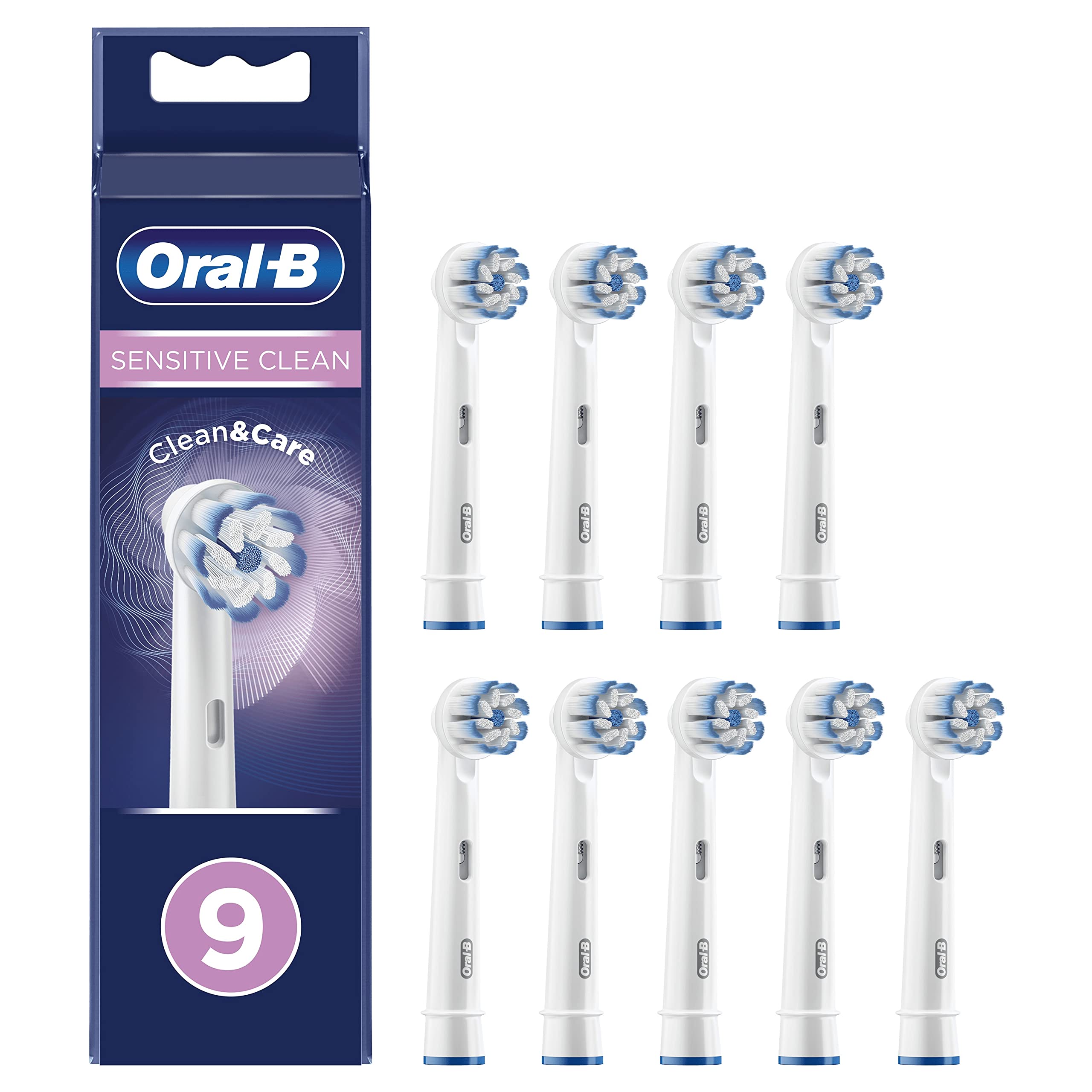 ORAL-B - Sensitive Clean Spazzolino Testina (9 pz)