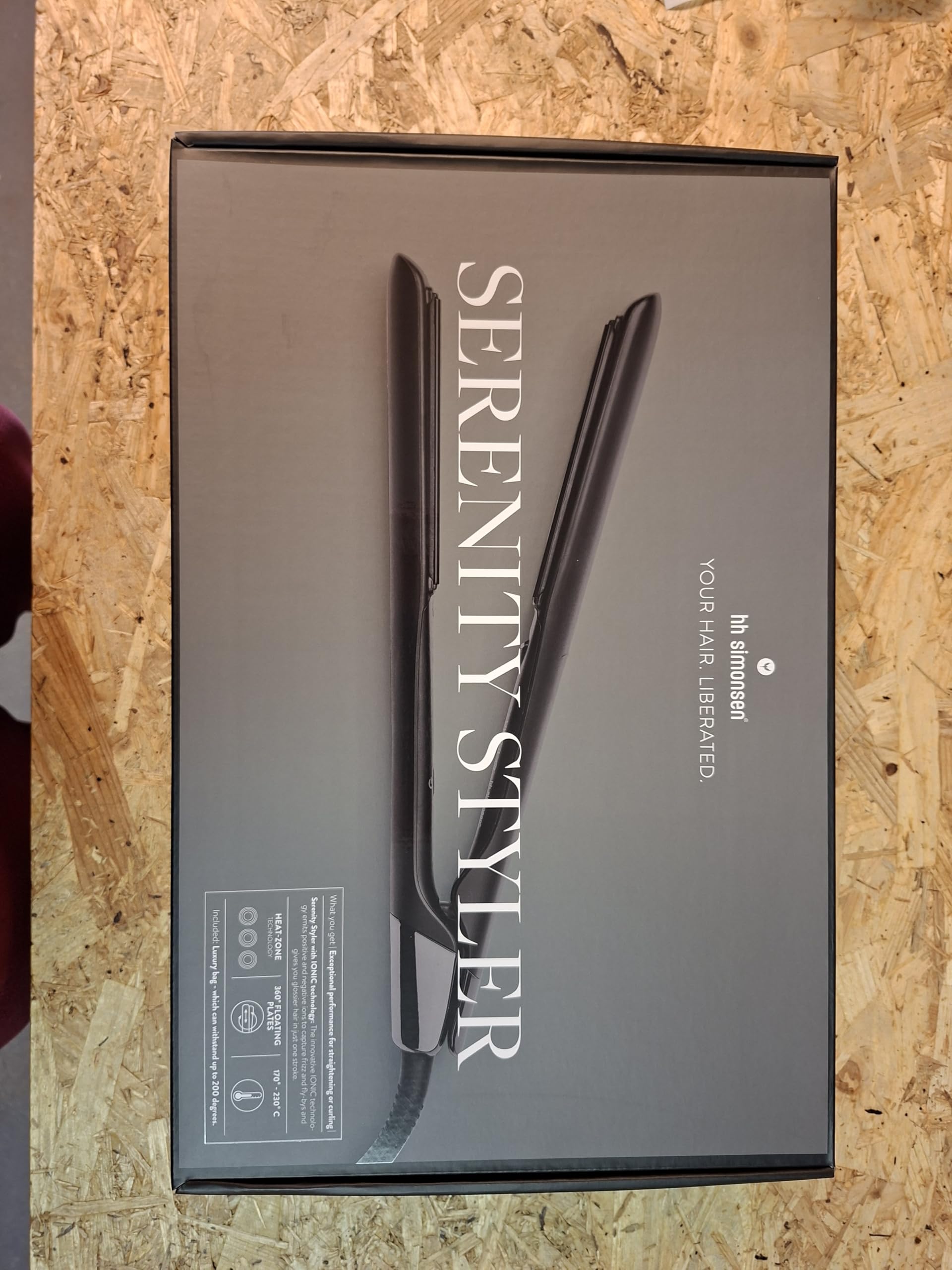 HH Simonsen Piastra Per Capelli SERENITY STYLER Black