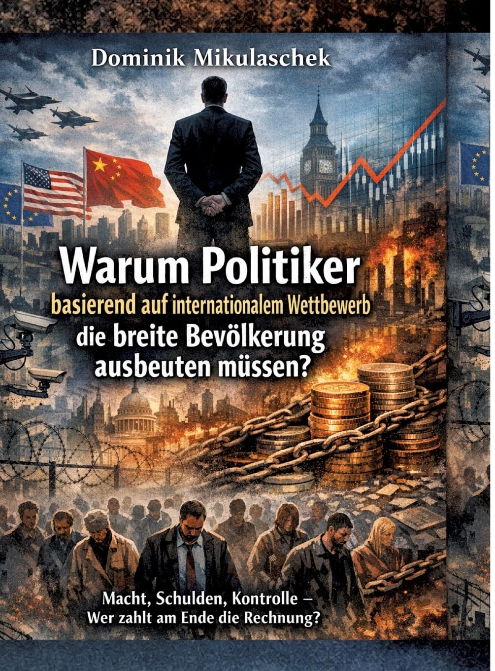 Warum Politiker basierend auf internationalem Wettbewerb die breite Bevölkerung ausbeuten müssen?: Macht, Schulden, Kontrolle - Wer zahlt am Ende die Rechnung?