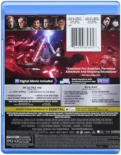 Miniatura 2 de Star Wars The Last Jedi Feature 4K UHD