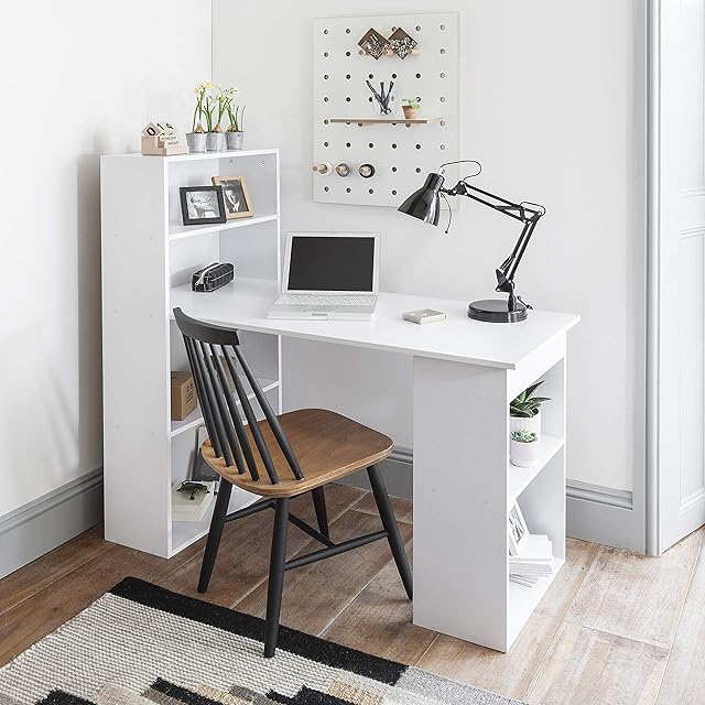 Laura James White Computer Desk Home Office Desk Workstation
