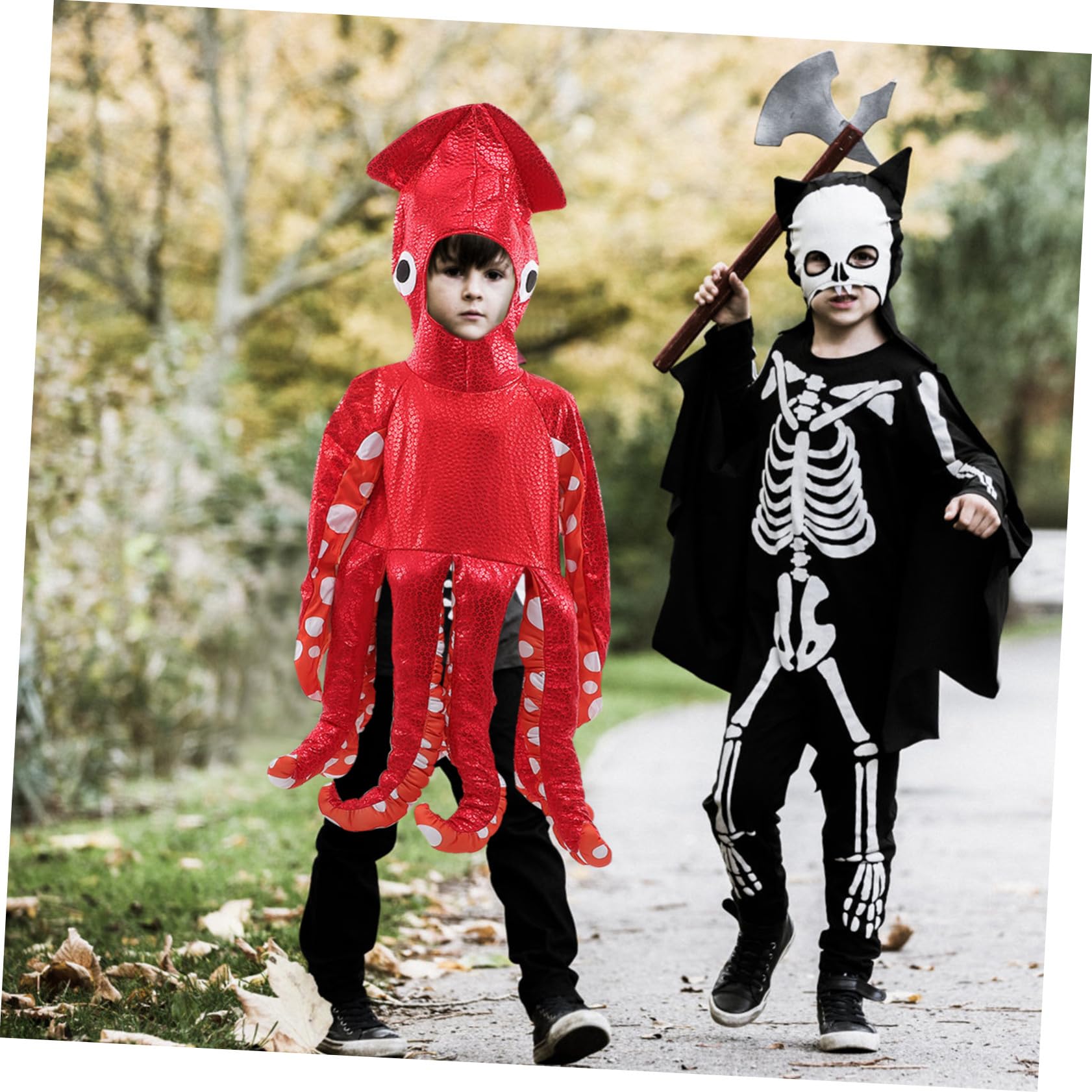 Halloween Kostium Ośmiornicy Chłopiec Dziewczynka Zabawny Kombinezon Cosplay Imprezy i Występy Sceniczne Strój Przyjęcia Tematyczne i Halloweenowe Maluchów