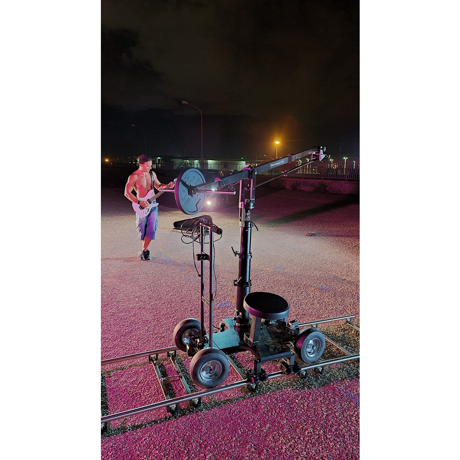 Proaim Spin Leichtes Doorway plattform Alles in einem Kamera Transportwagen System | Heavy-Duty Kameraplattform, Nutzlast 300kg/ 661lb zum Bazooka, Jib Crane, Seat (DL-SPIN-01)