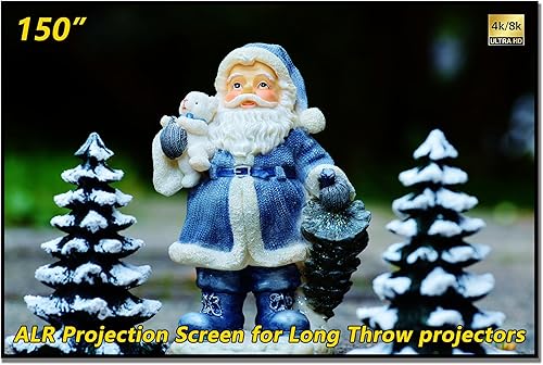 Miniatura 11 de Pantalla ALR para proyectores de tiro estándar (no UST), pantalla de proyector ALR de 120 pulgadas, montaje en pared, 16:9 8K/4K 3D, pantalla de