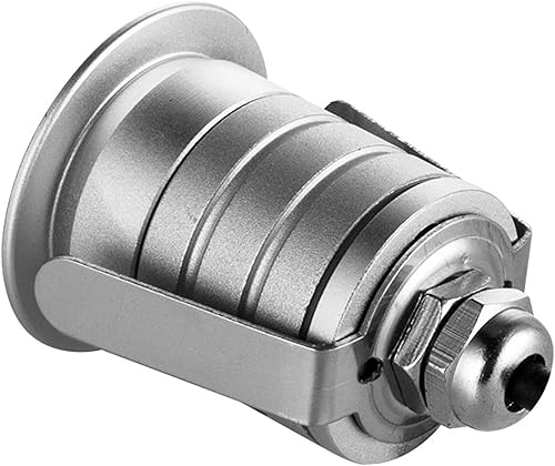 Miniatura 3 de E-Simpo 6 unidades IP67 impermeables para exteriores, 1 W, bajo voltaje, DC12-24V, blanco cálido, 3000 K, luces LED para paisaje, escalón, entrada,