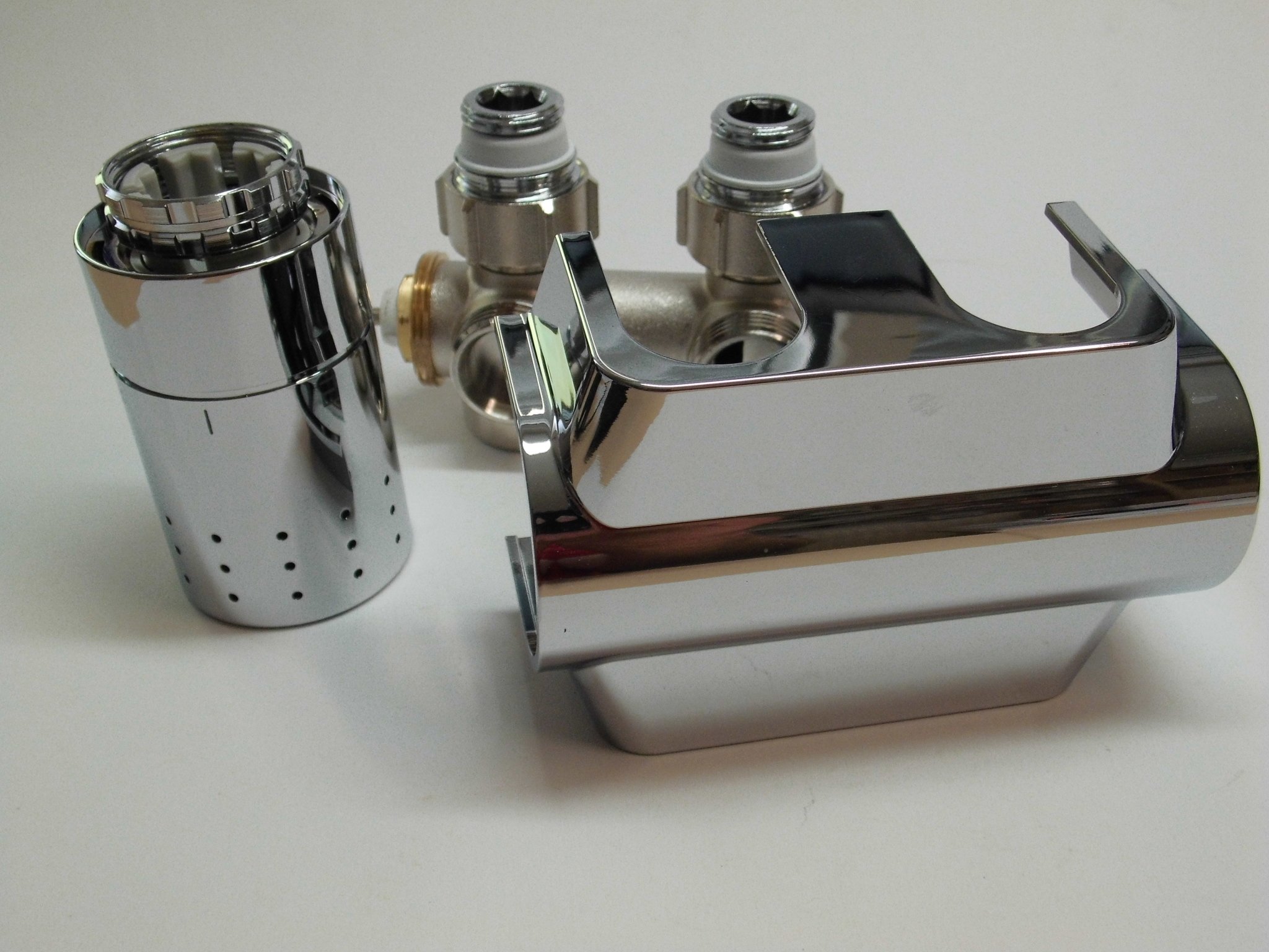 Simplex Variodesign Kit para radiador toallero y radiador de diseño (Cromado) - F12061