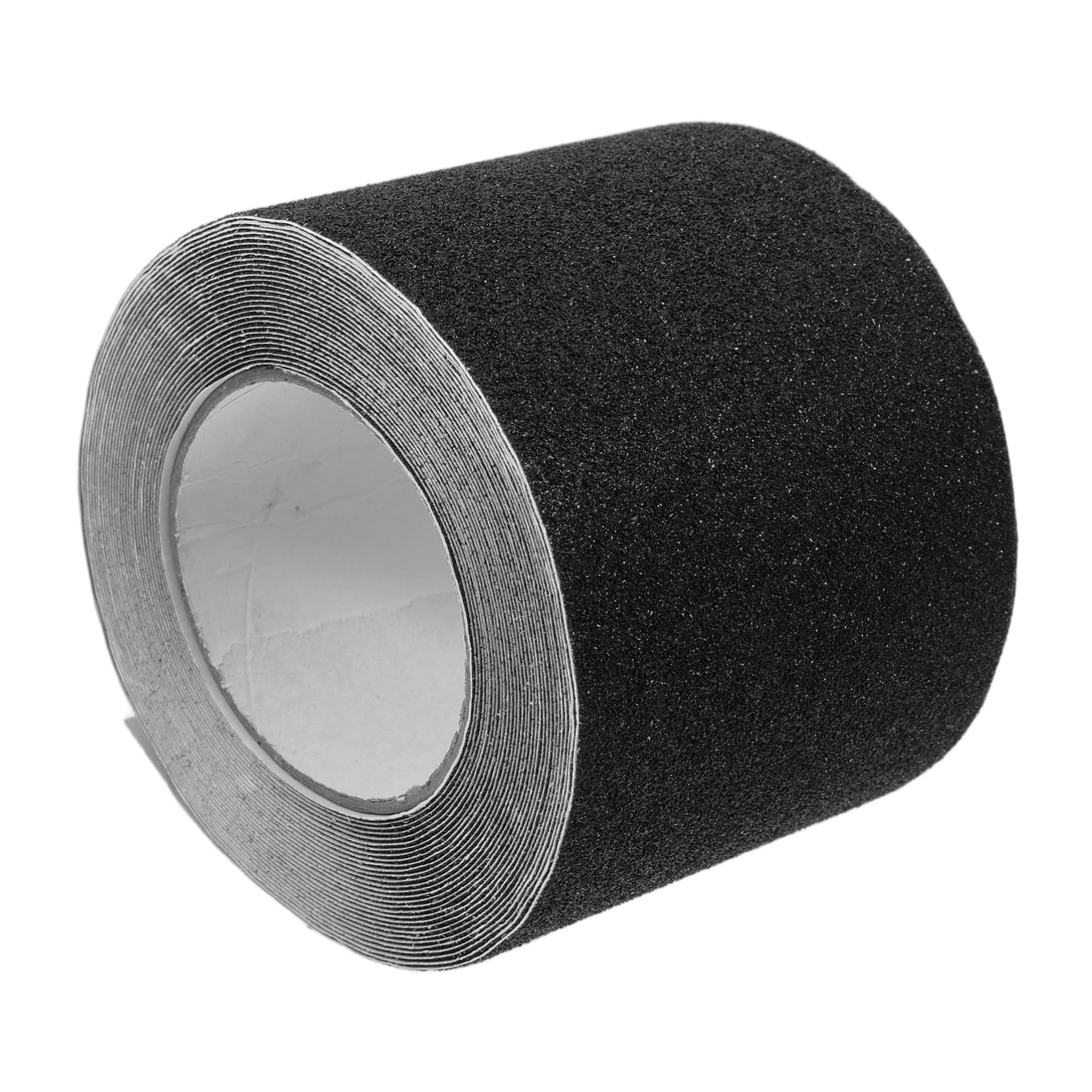 SOLUSTRE Nastro Antiscivolo per Gradini Nero in Pvc, 1 Rotolo | Scale e Pavimenti, Adesivo Forte Tenuta, Installazione Semplice, Uso Versatile ed Esterni