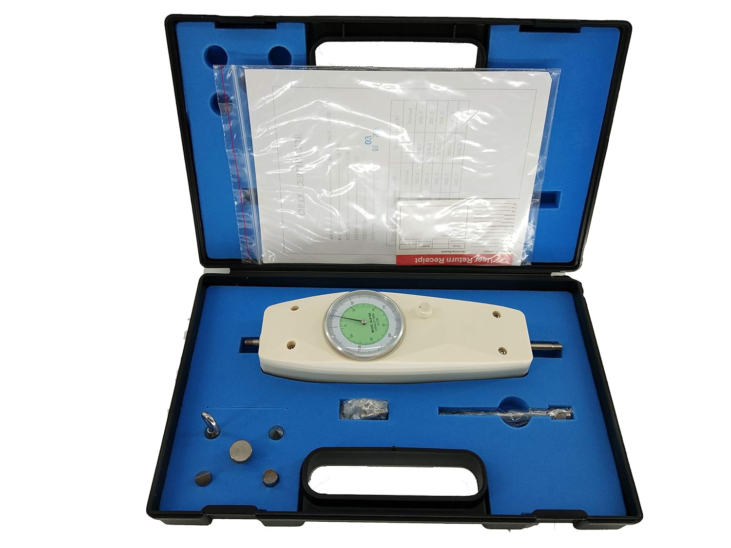 Buy VTSYIQI Mechanical Push Pull Force Gauges Analog Force Gauge 500 N