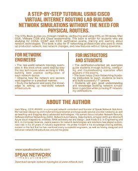 The VIRL BOOK: A Step-by-Step Guide Using Cisco Virtual Internet Routing Lab