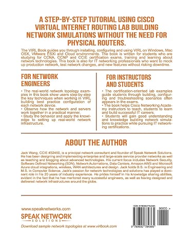 The VIRL BOOK: A Step-by-Step Guide Using Cisco Virtual Internet Routing Lab